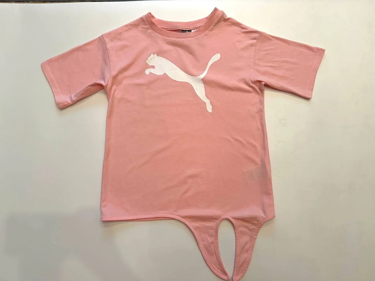 футболка детская для девочек Puma розового цвета - миниатюра 15