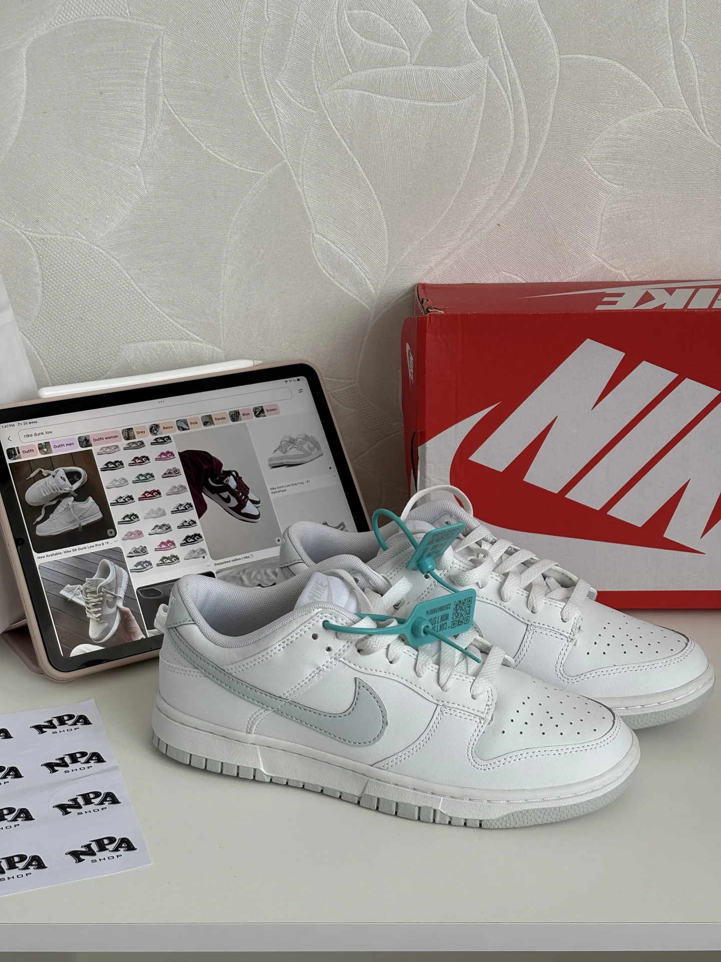 Кроссовки Nike Dunk “Pure Platinum” - миниатюра 2