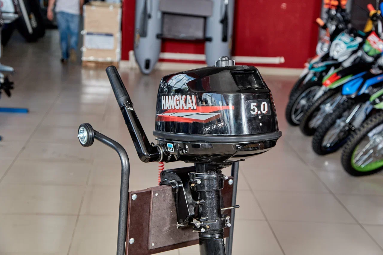 Лодочный мотор Hangkai T 5.0 HP - изображение 1