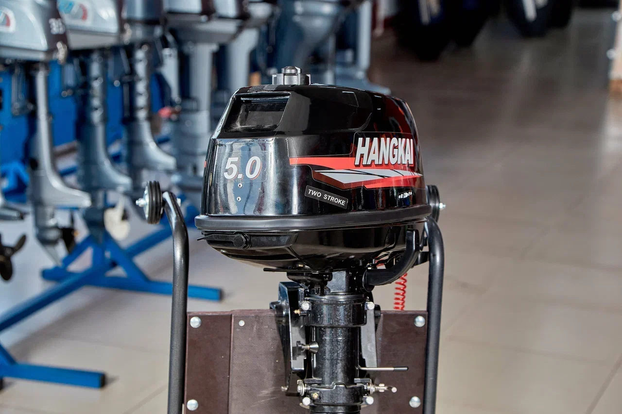 Лодочный мотор Hangkai T 5.0 HP - миниатюра 2