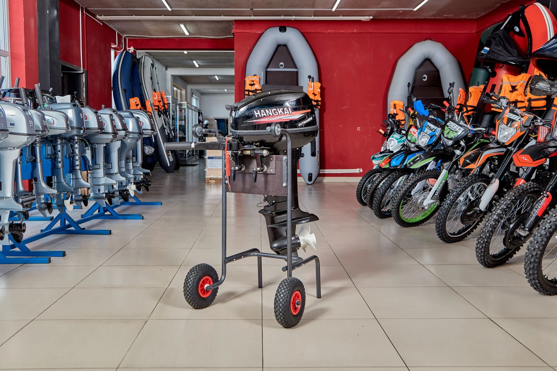 Лодочный мотор Hangkai T 9.9 HP - миниатюра 2