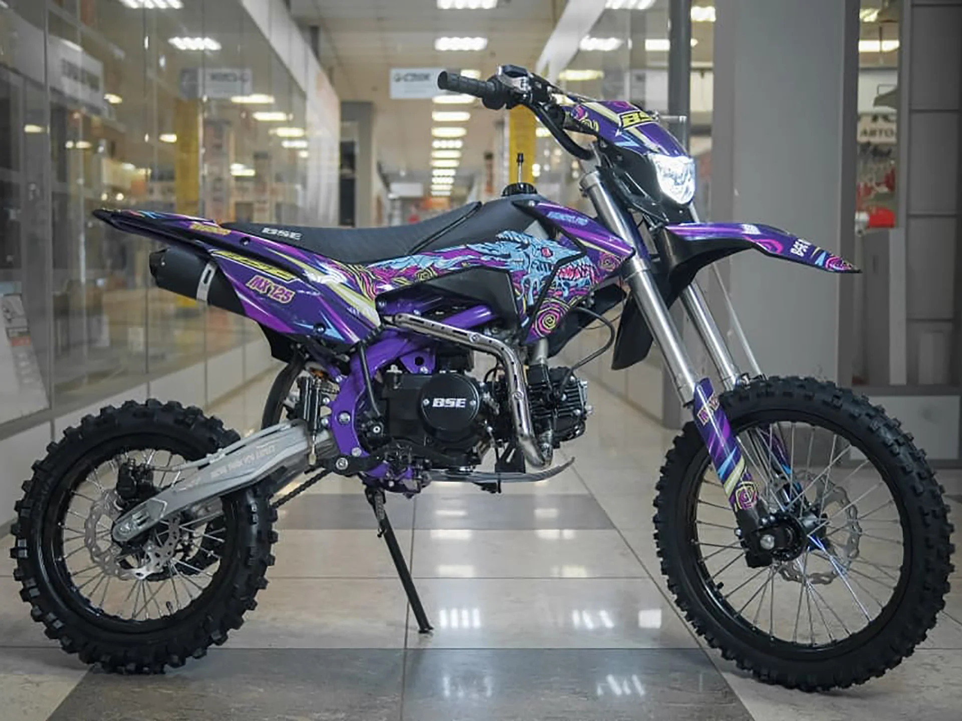 Питбайк BSE MX 125 17/14 - миниатюра 2