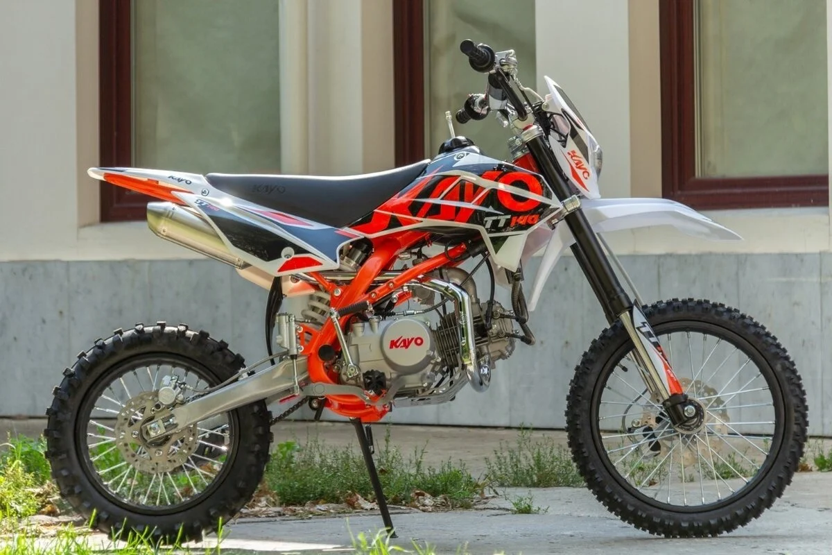 Питбайк Kayo Basic TT140EM 17/14 - миниатюра 2