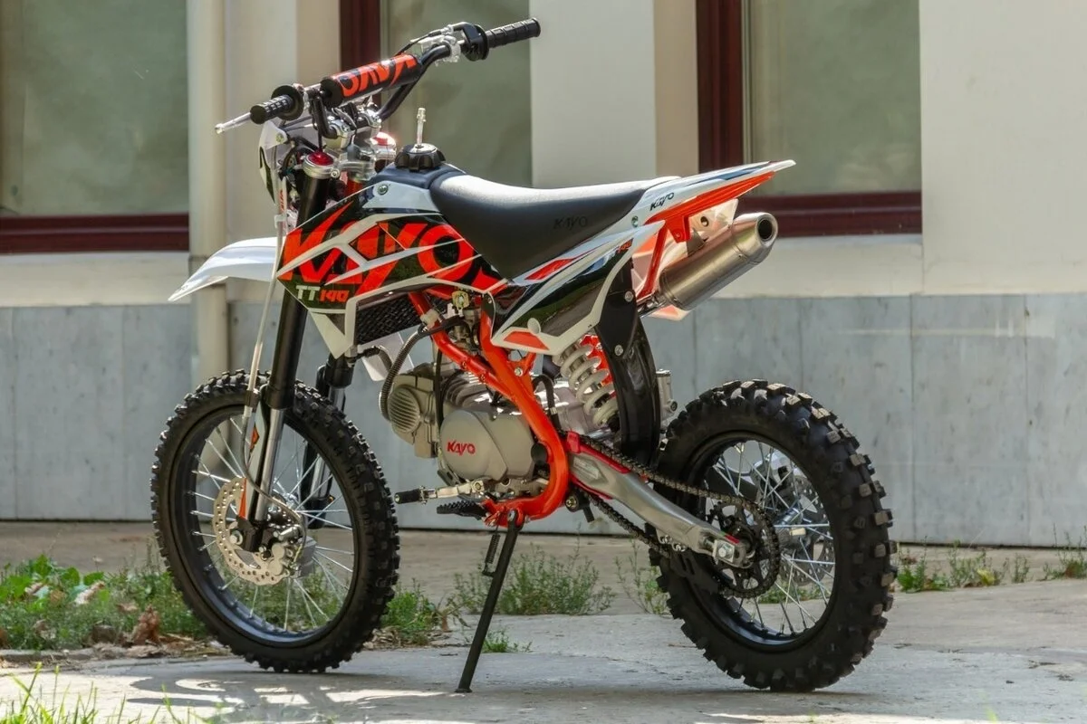 Питбайк Kayo Basic TT140EM 17/14 - миниатюра 3