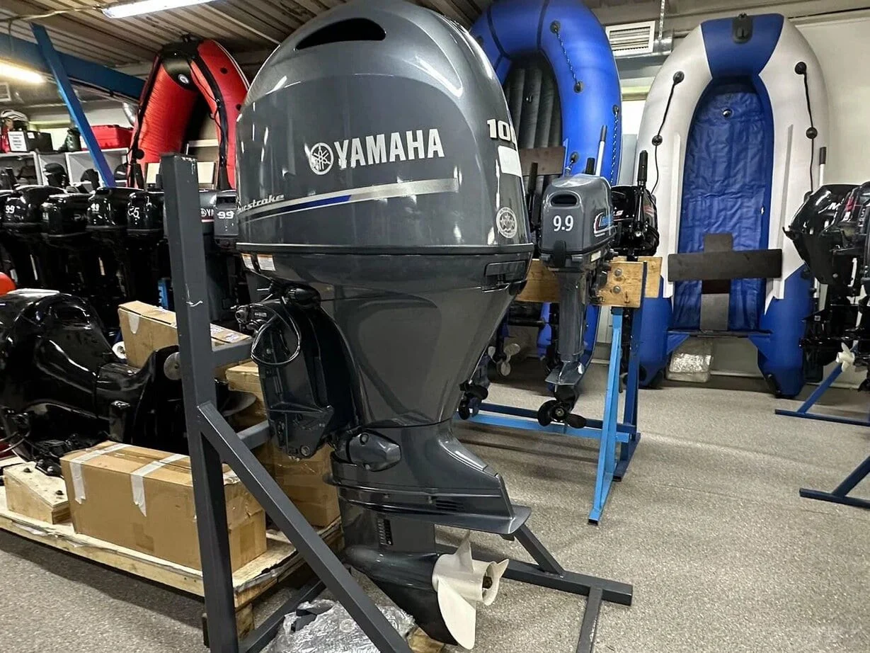 Лодочный мотор Yamaha F 100 FETL - миниатюра 2