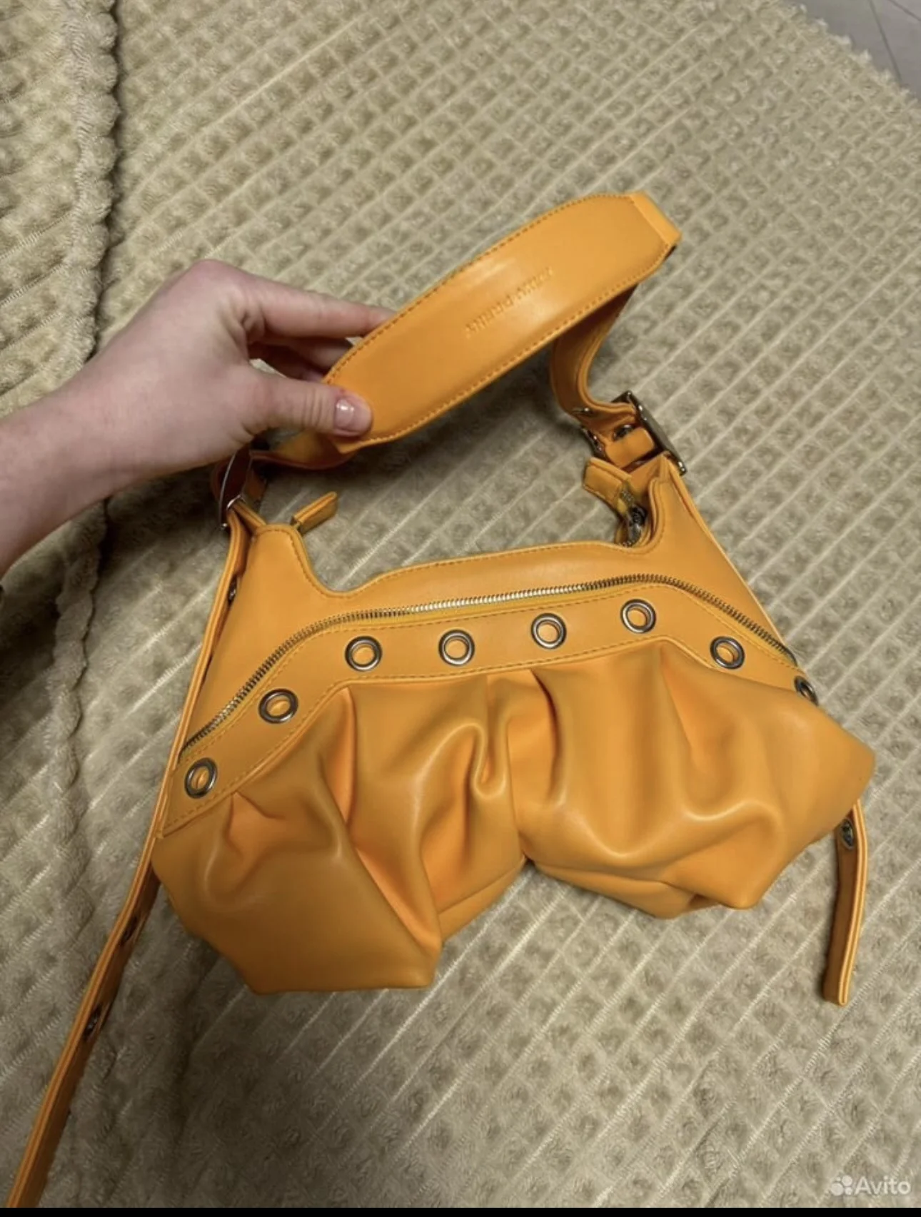 Сумка Arny Praht оранжевая Vivienne mango - миниатюра 3