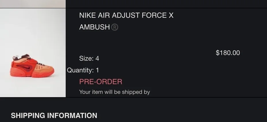 Кроссовки Nike AIR x AMBUSH - миниатюра 9