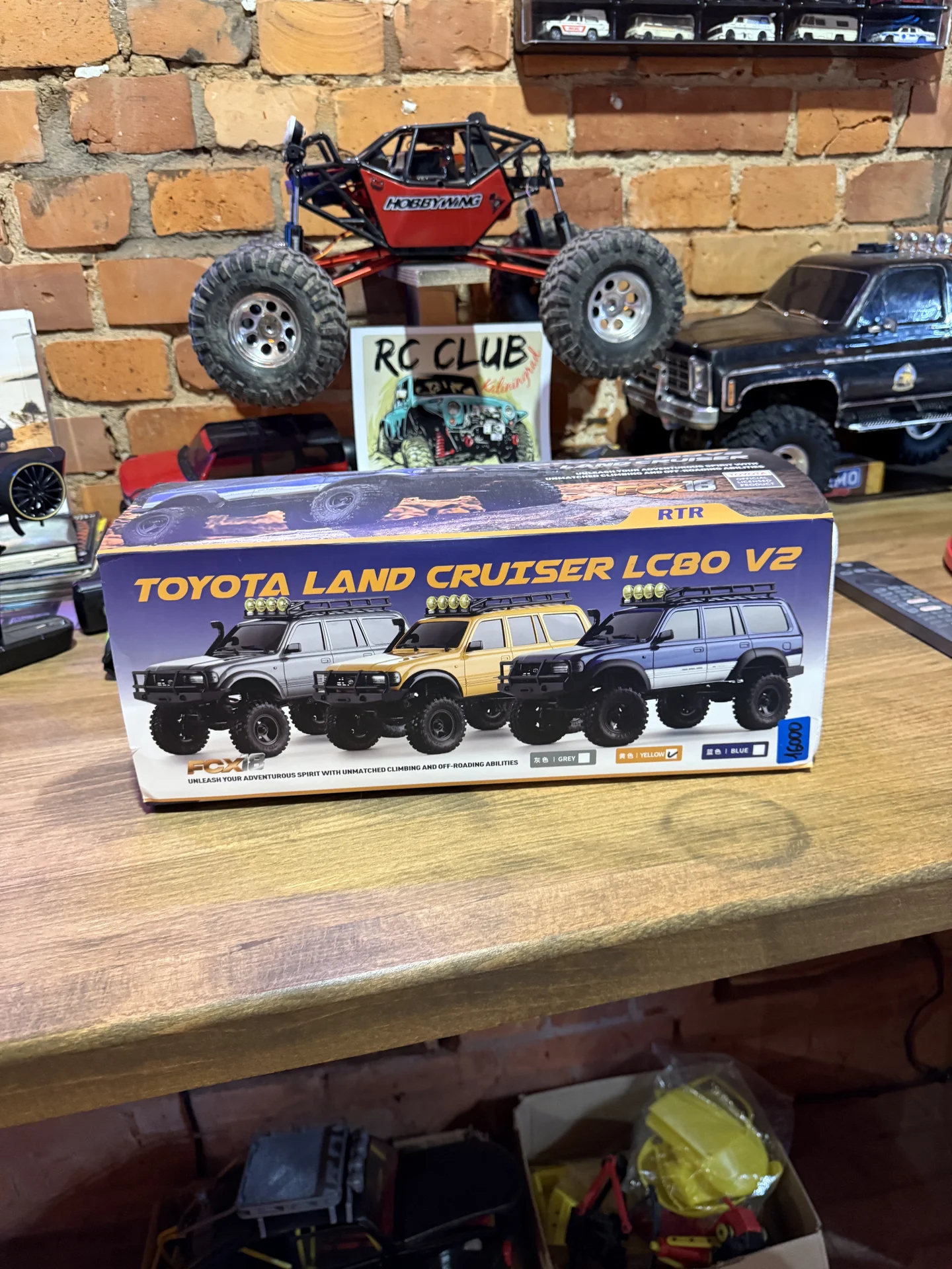 Радиоуправляемая модель Fms fcx18 Land Cruiser LC8
