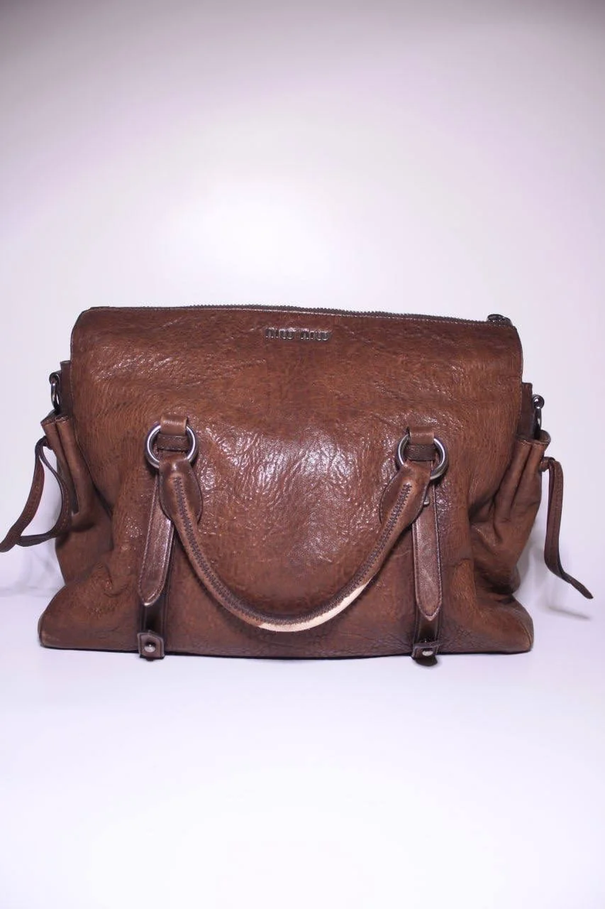 Сумка Miu Miu Leather Tote оригинал - изображение 1