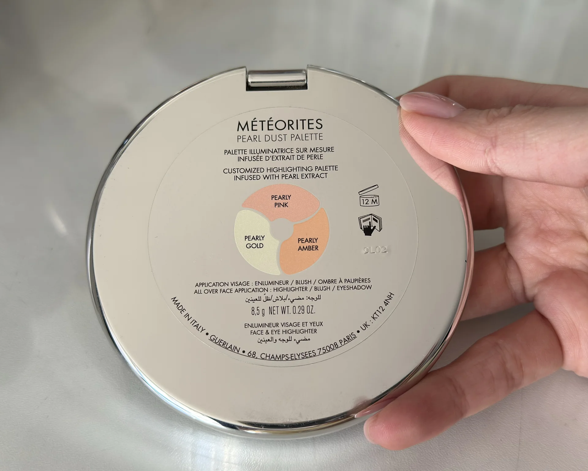 Guerlain meteorites хайлайтер pearl dust palette - миниатюра 5