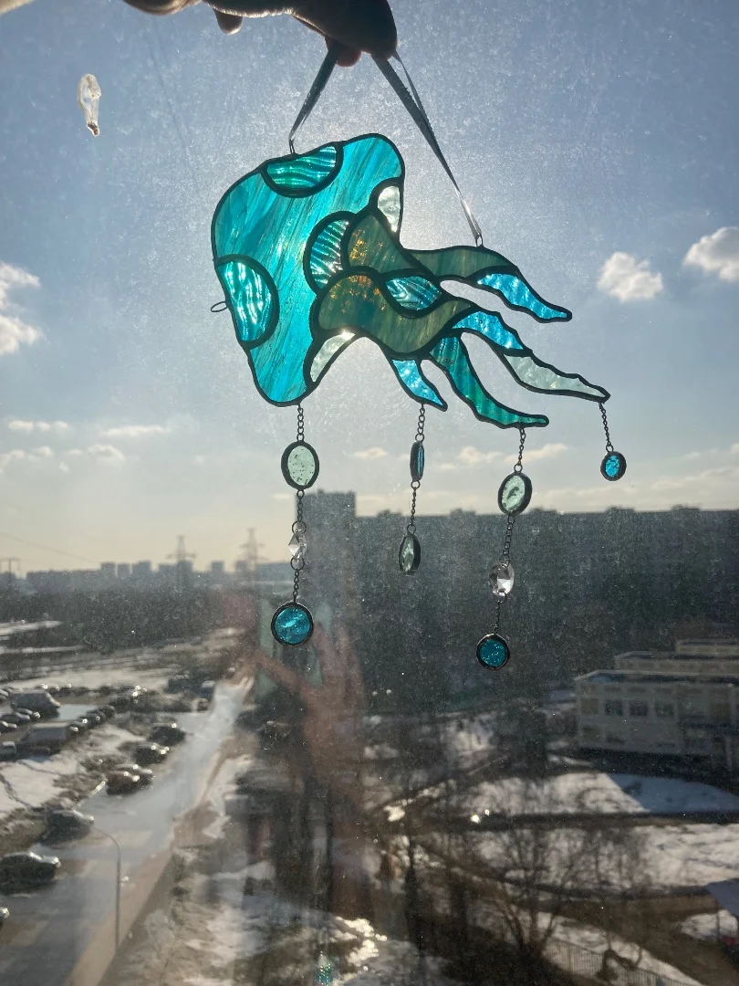 витраж медуза - миниатюра 3