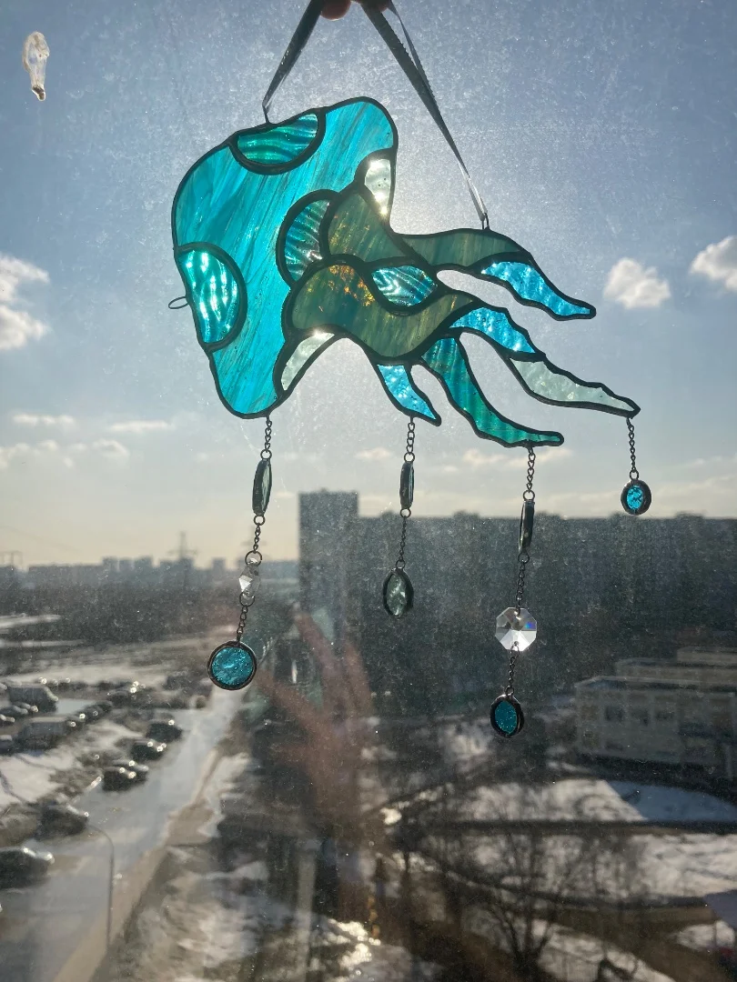 витраж медуза - миниатюра 4