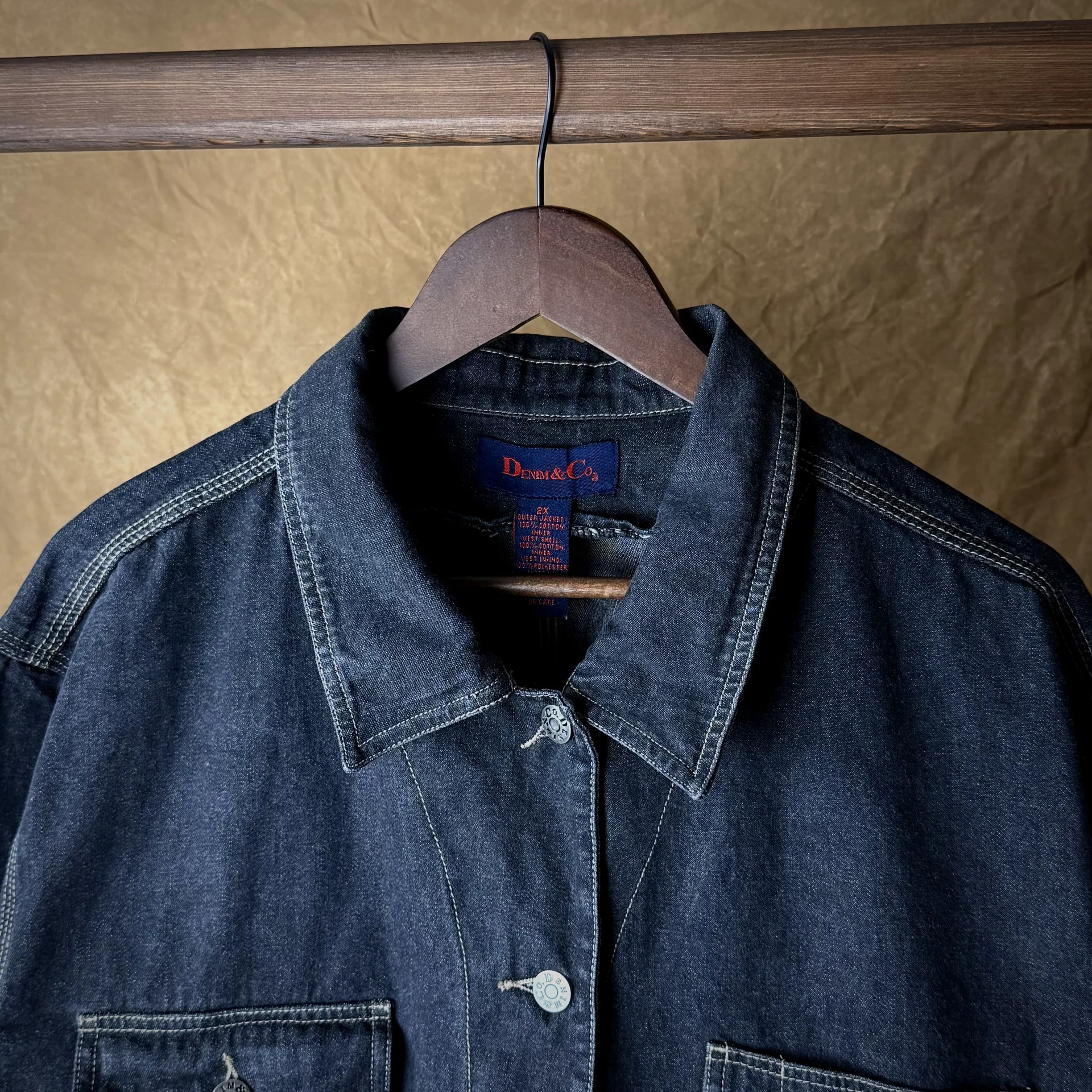 Мужская куртка Chore coat Denim - миниатюра 4