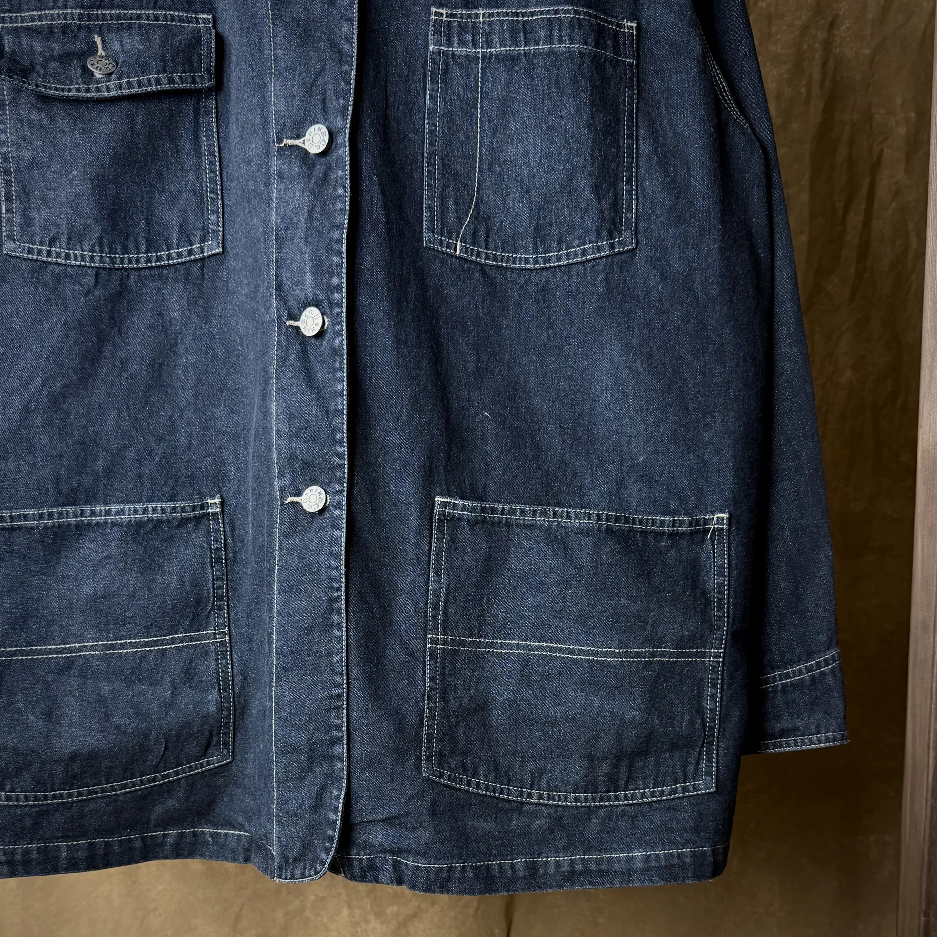 Мужская куртка Chore coat Denim - миниатюра 5