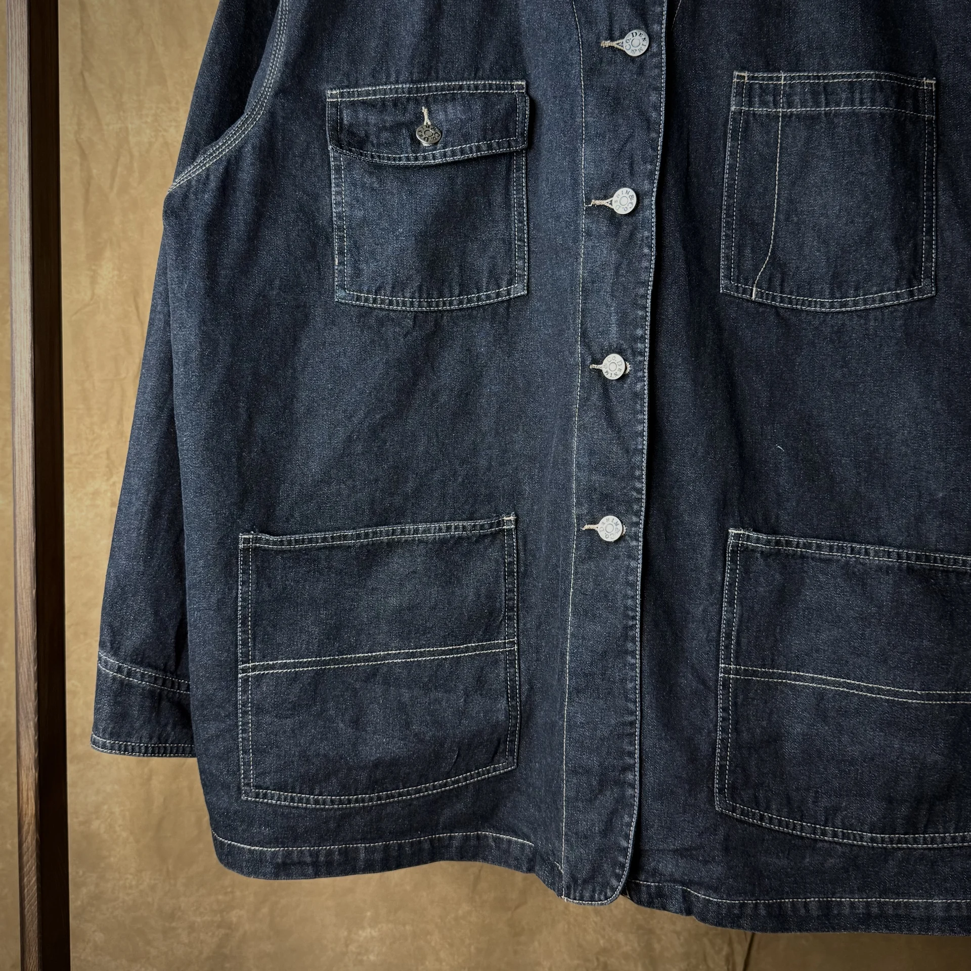 Мужская куртка Chore coat Denim - миниатюра 6