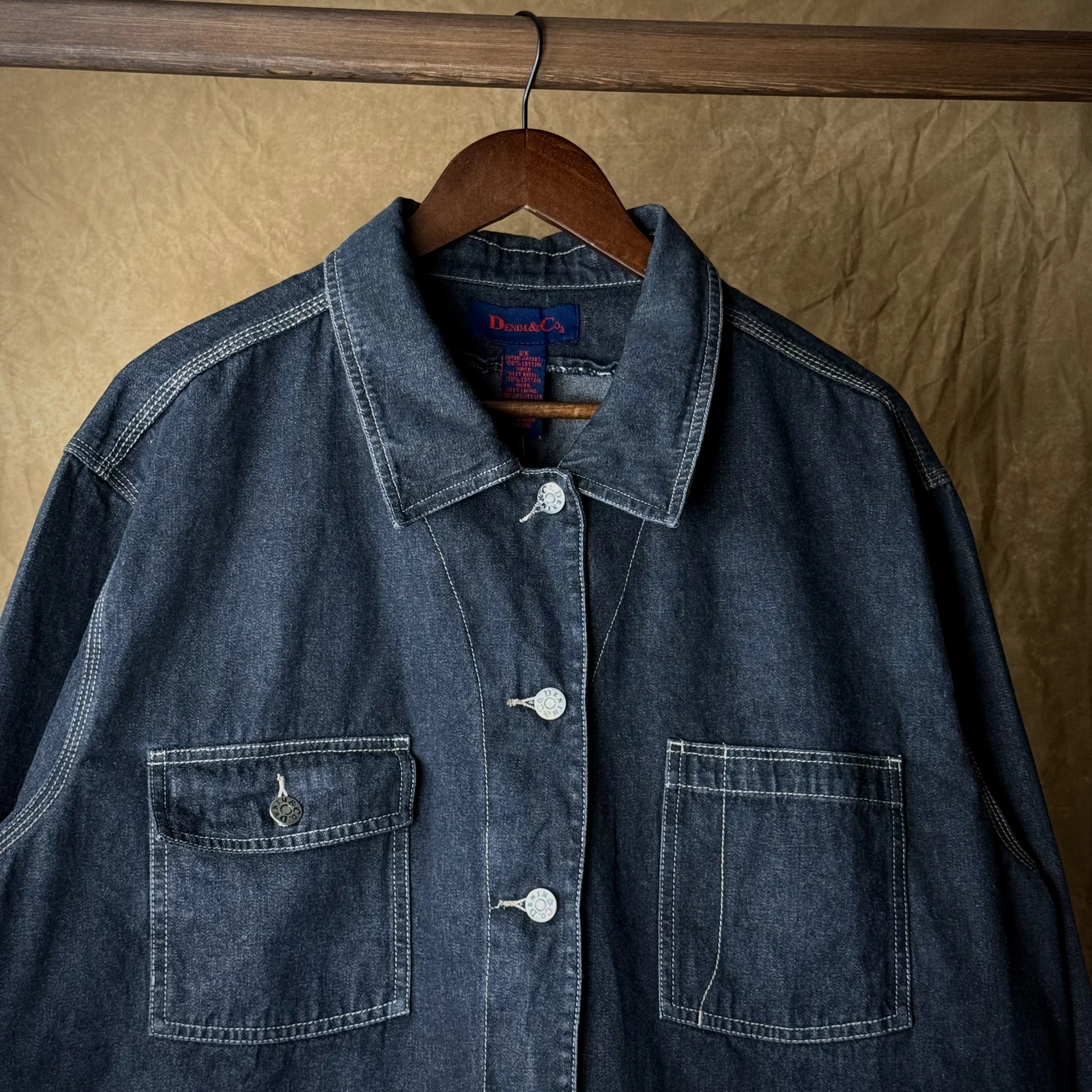 Мужская куртка Chore coat Denim - миниатюра 7
