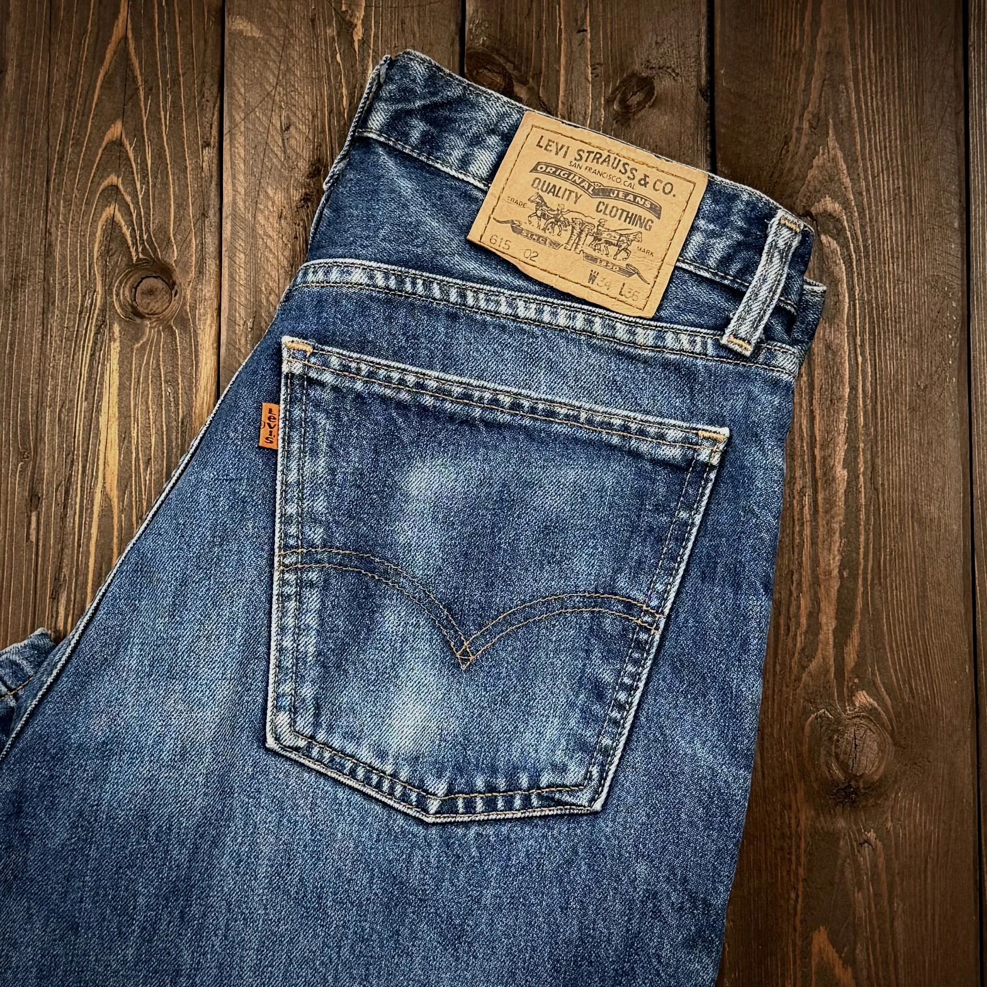 Джинсы Levis 615 Orange tab 34:36 - миниатюра 5