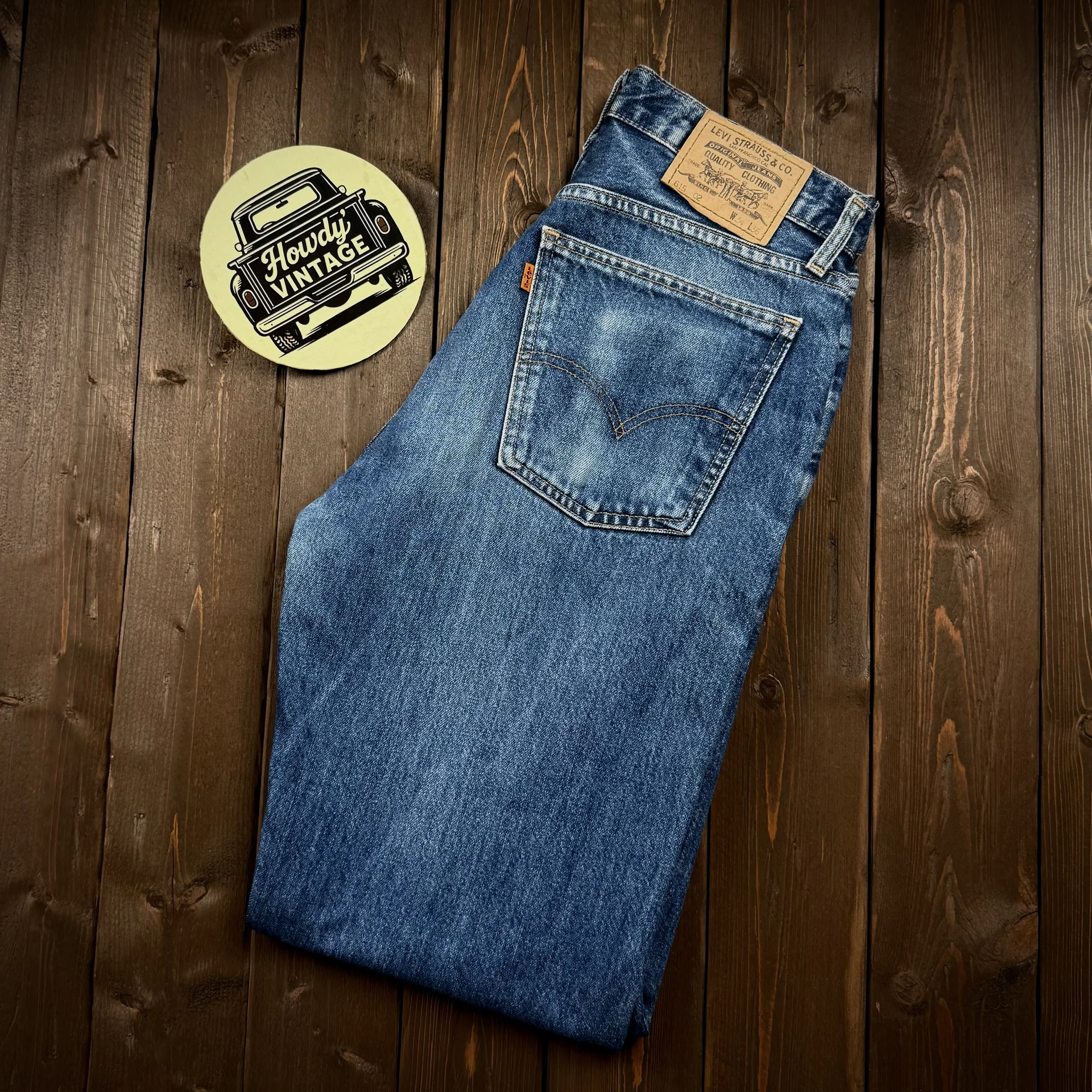 Джинсы Levis 615 Orange tab 34:36 - миниатюра 6
