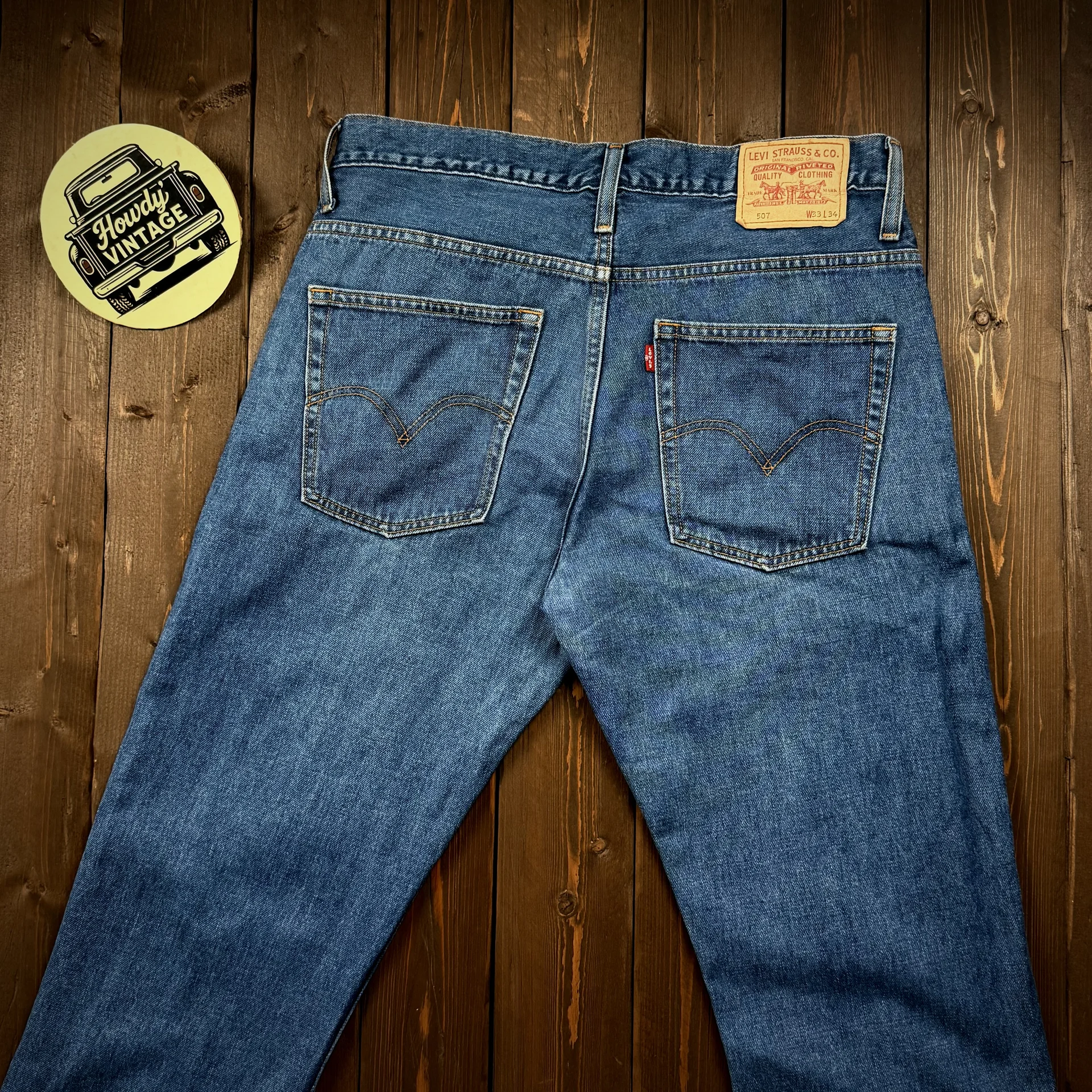 Джинсы Levis 507 bootcut 33:34 - миниатюра 3