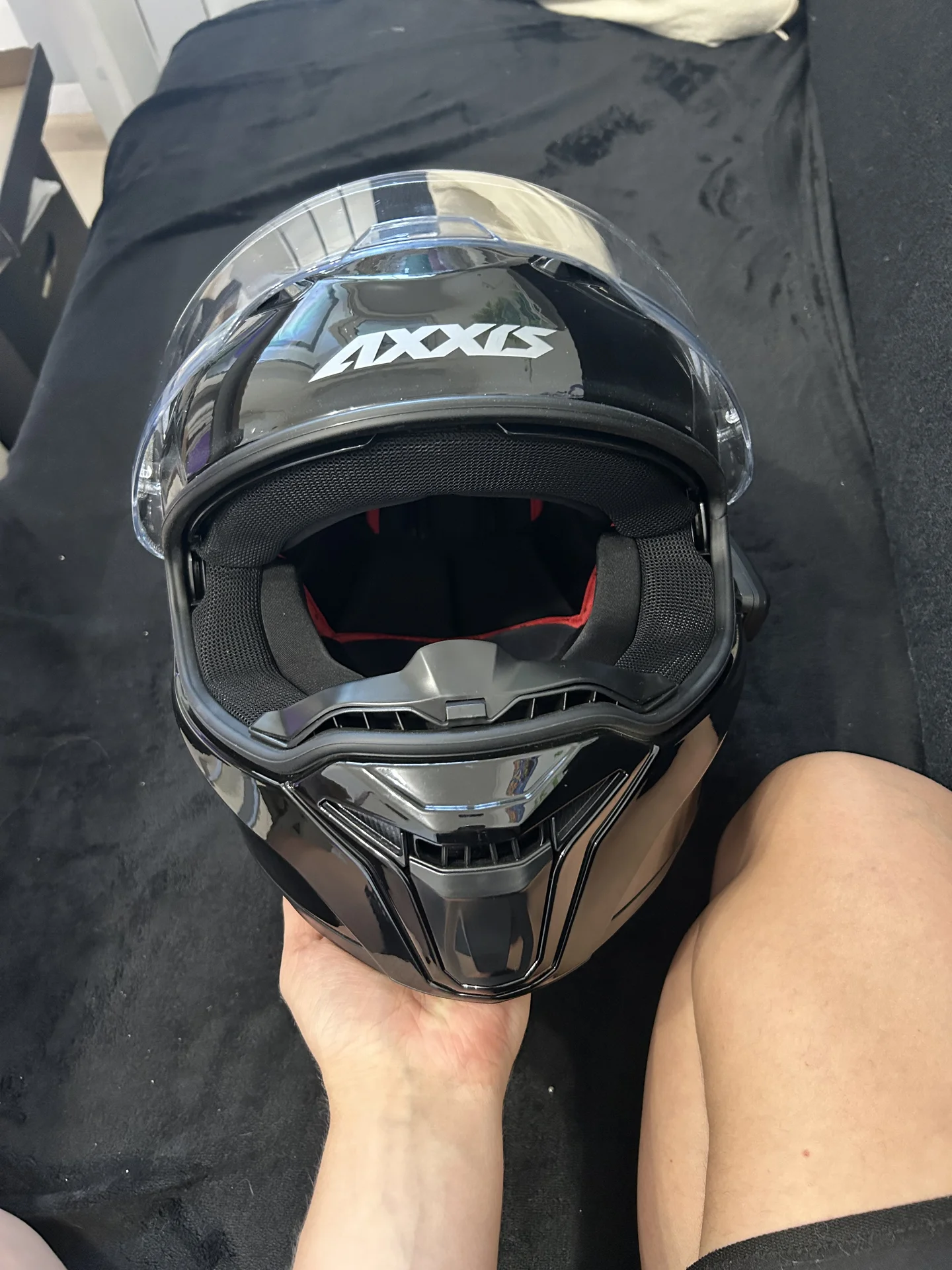 Мото Шлем Axxis Panther SV Solid - миниатюра 3