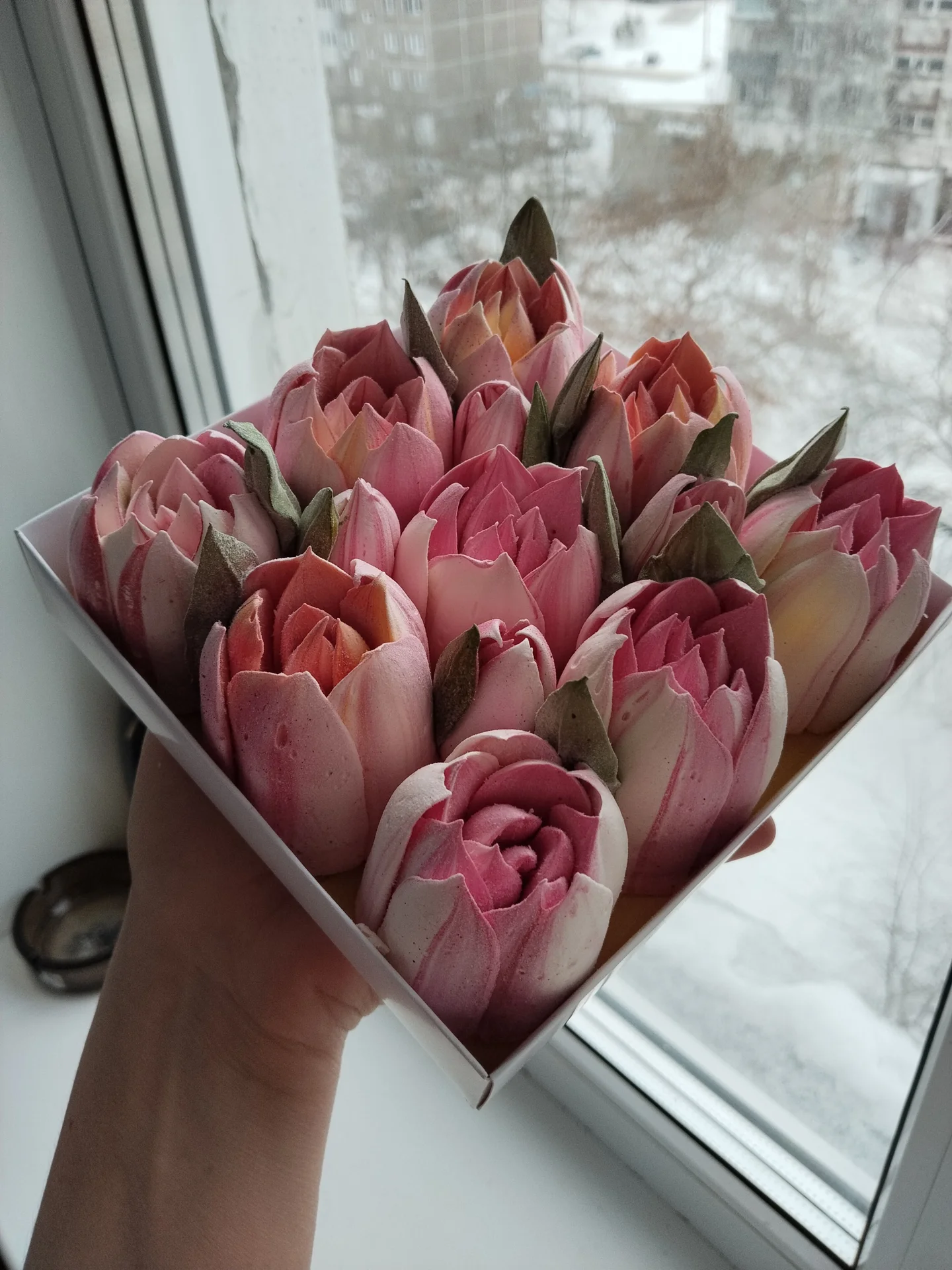 Зефирные цветы - миниатюра 15