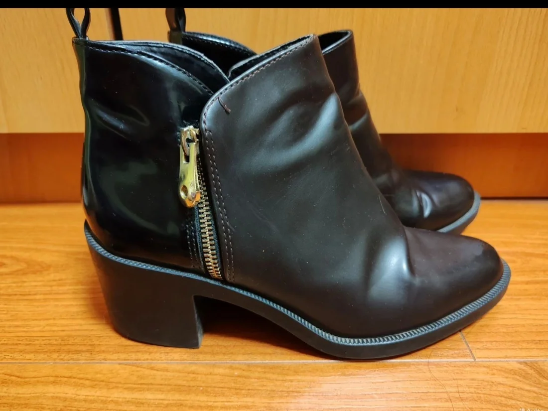 Обувь Zara, ботинки, полуботинки 38, 39р - изображение 1