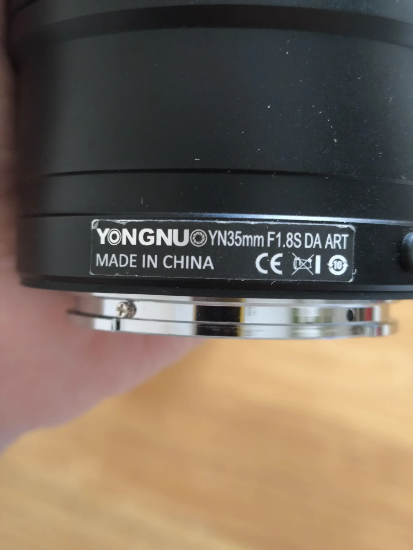 Объектив Yongnuo YN35mm F1.8S DA ART для sony e - миниатюра 4
