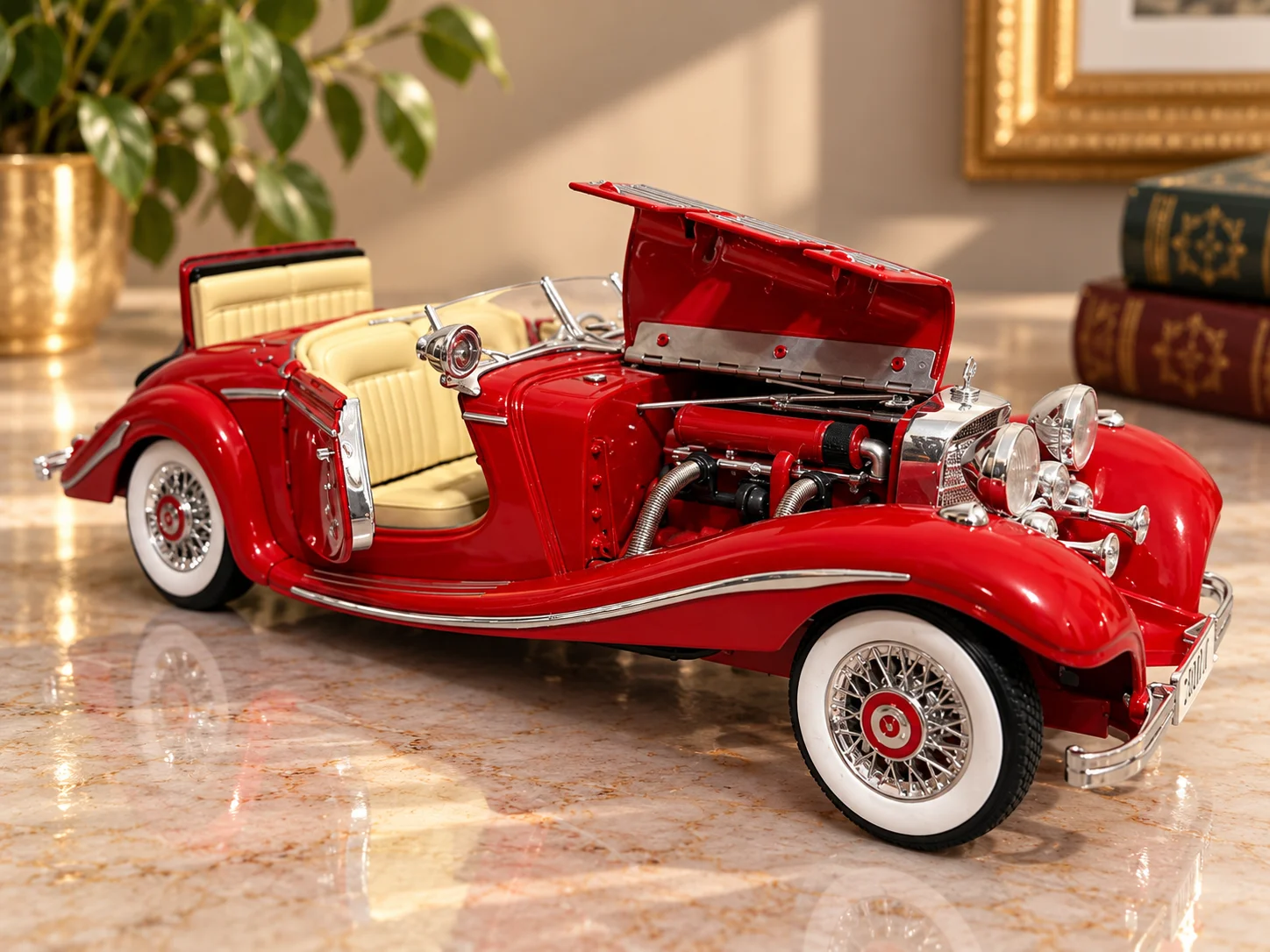 Коллекционная модель Mercedes-Benz 500 K Maisto - миниатюра 2