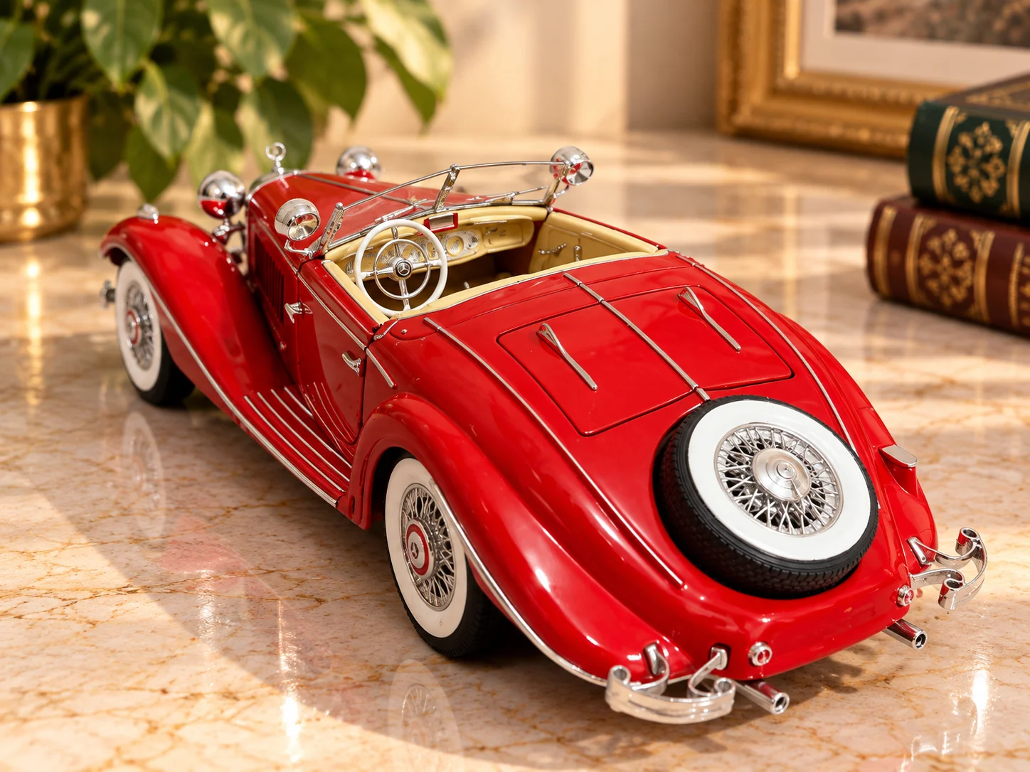 Коллекционная модель Mercedes-Benz 500 K Maisto - миниатюра 3