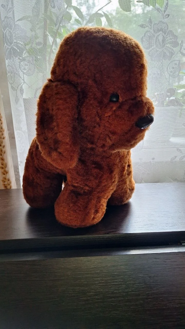 Мягкая винтажная игрушка собака СССР - миниатюра 3
