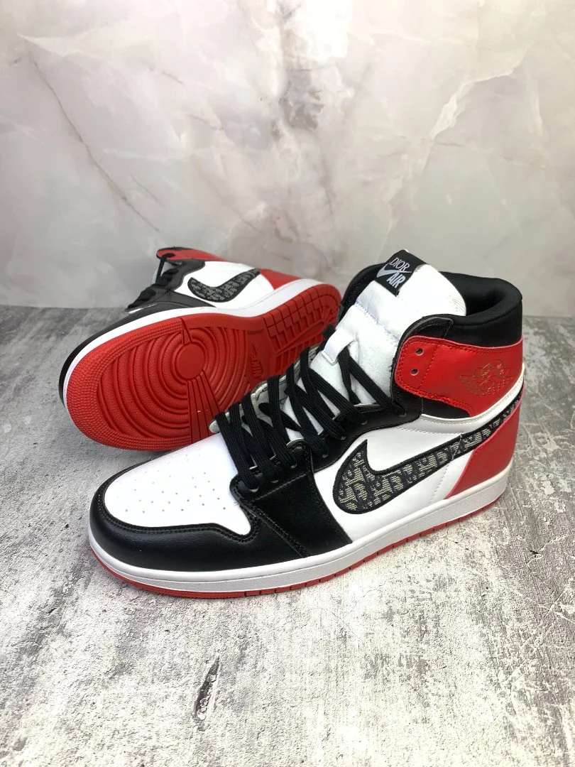 Кроссовки Nike Dior Air Jordan 1 High - миниатюра 2