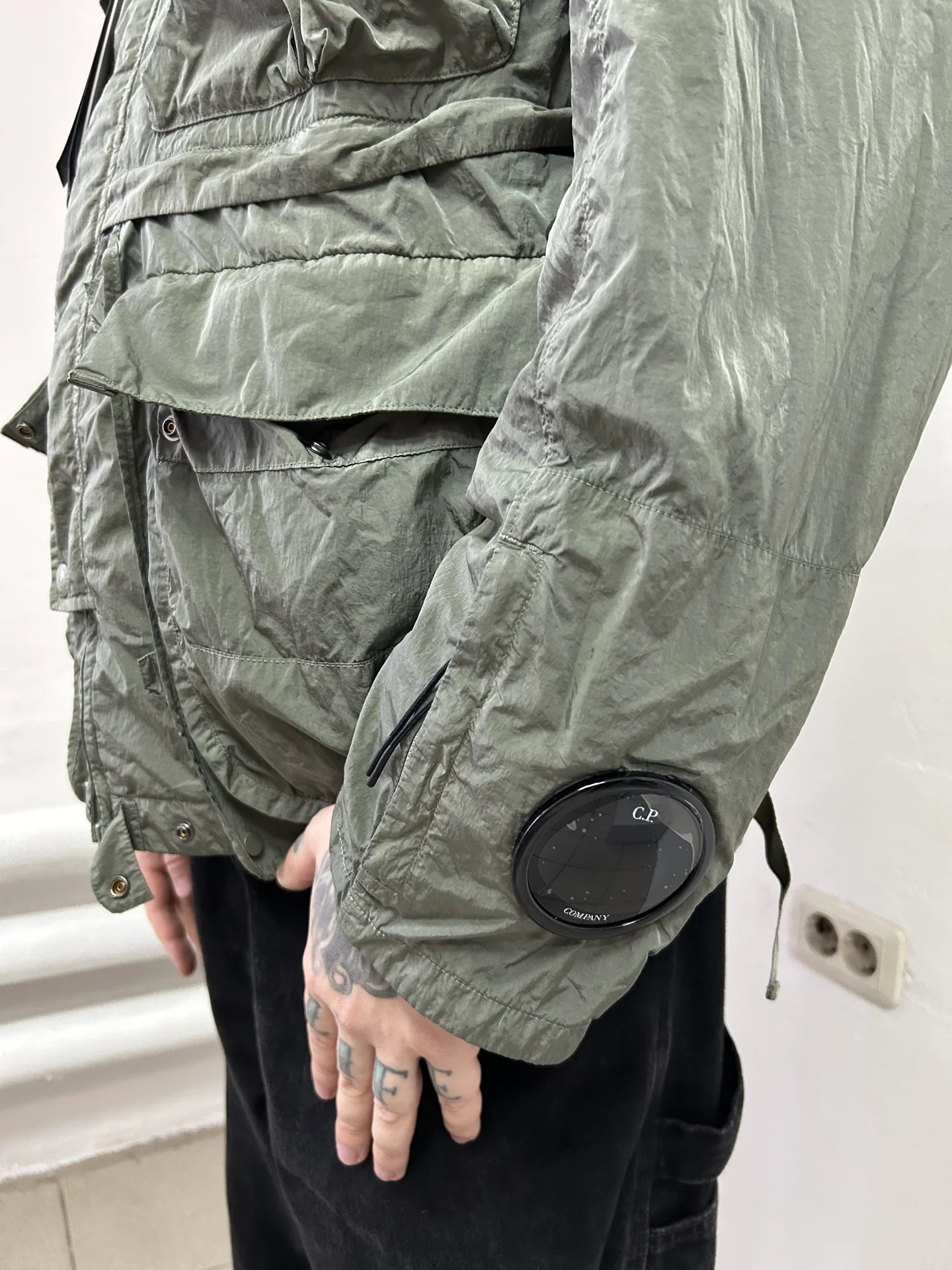 C.P. company chrome-R goggle utility jacket - миниатюра 2