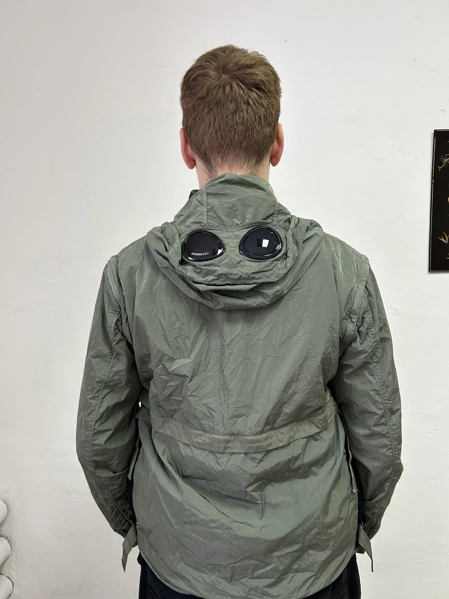 C.P. company chrome-R goggle utility jacket - миниатюра 4