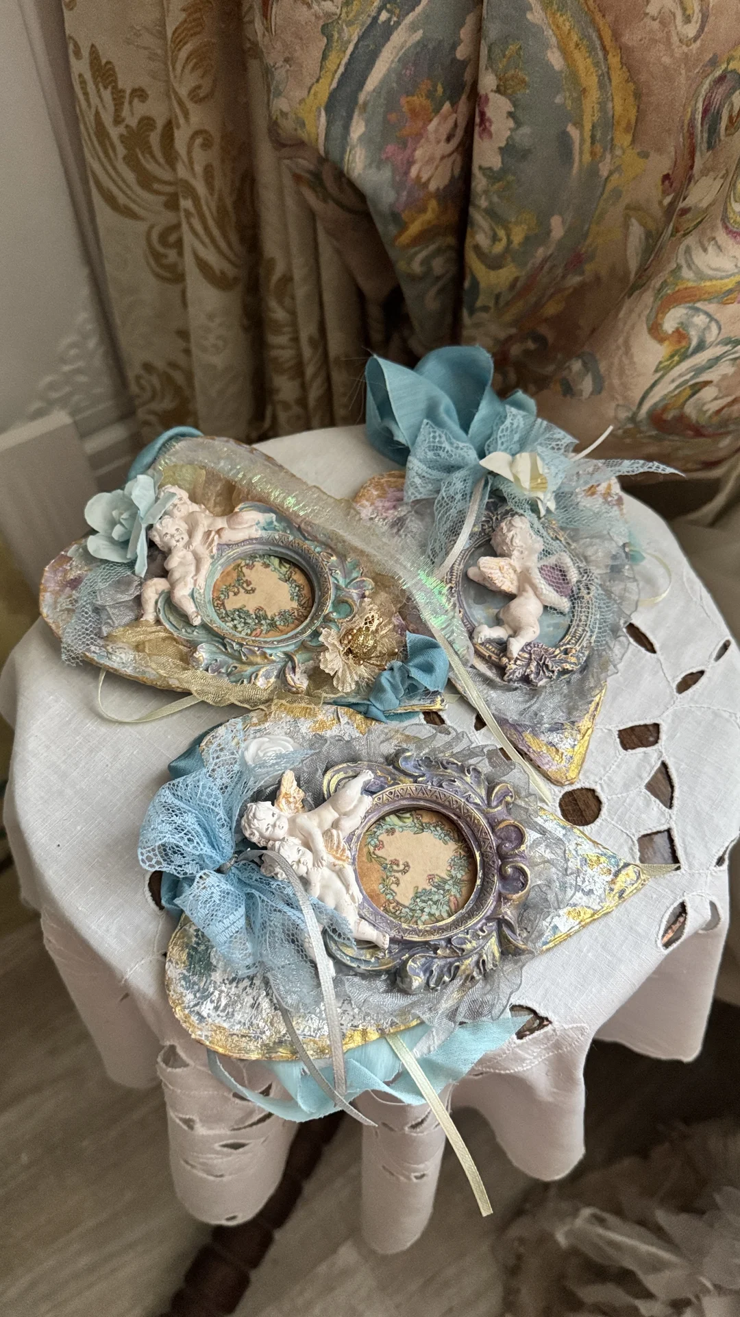 сердечки с ангелоками - миниатюра 8