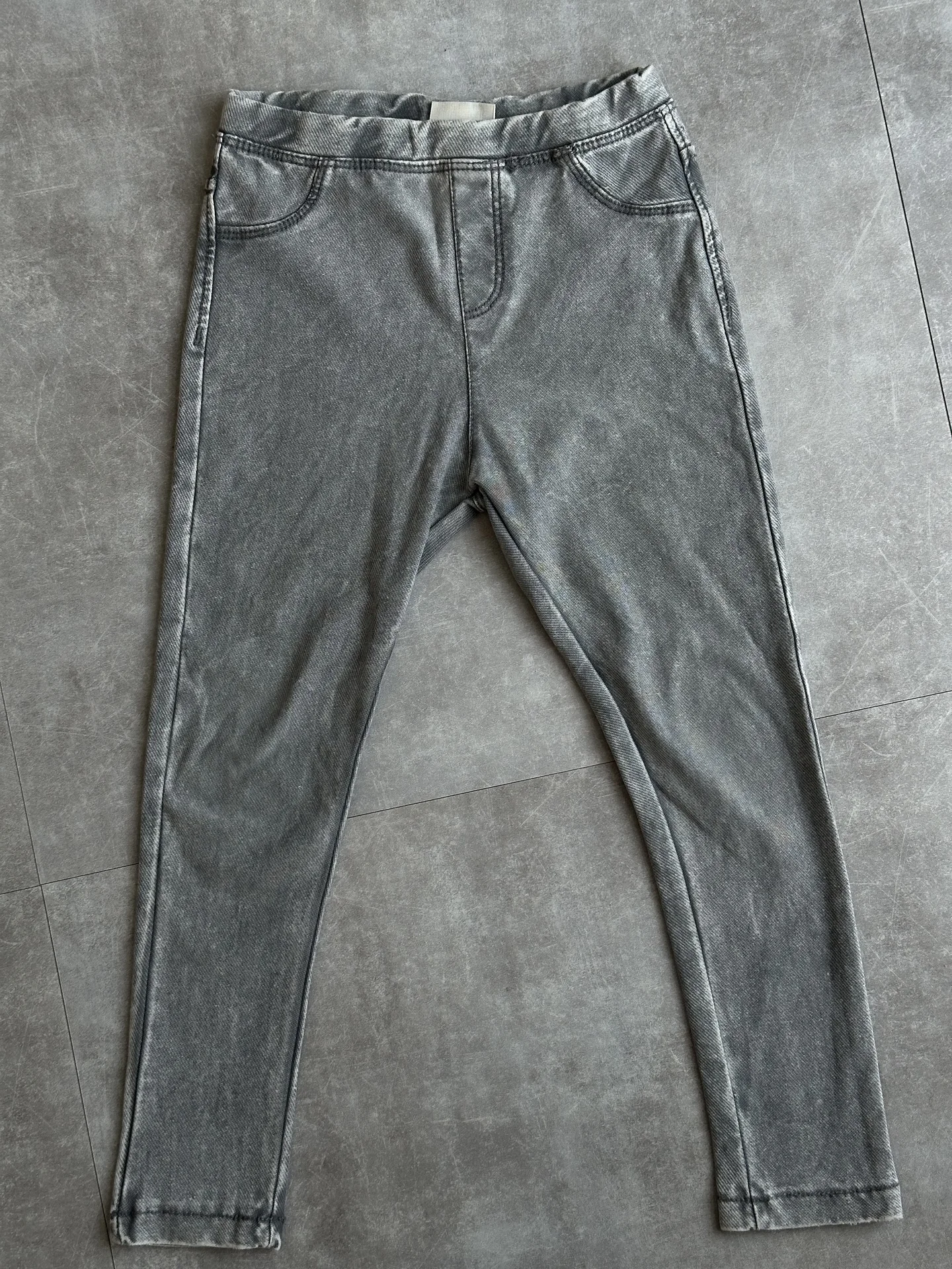 Джинсы и лосины zara 104 для девочки пакетом - миниатюра 6