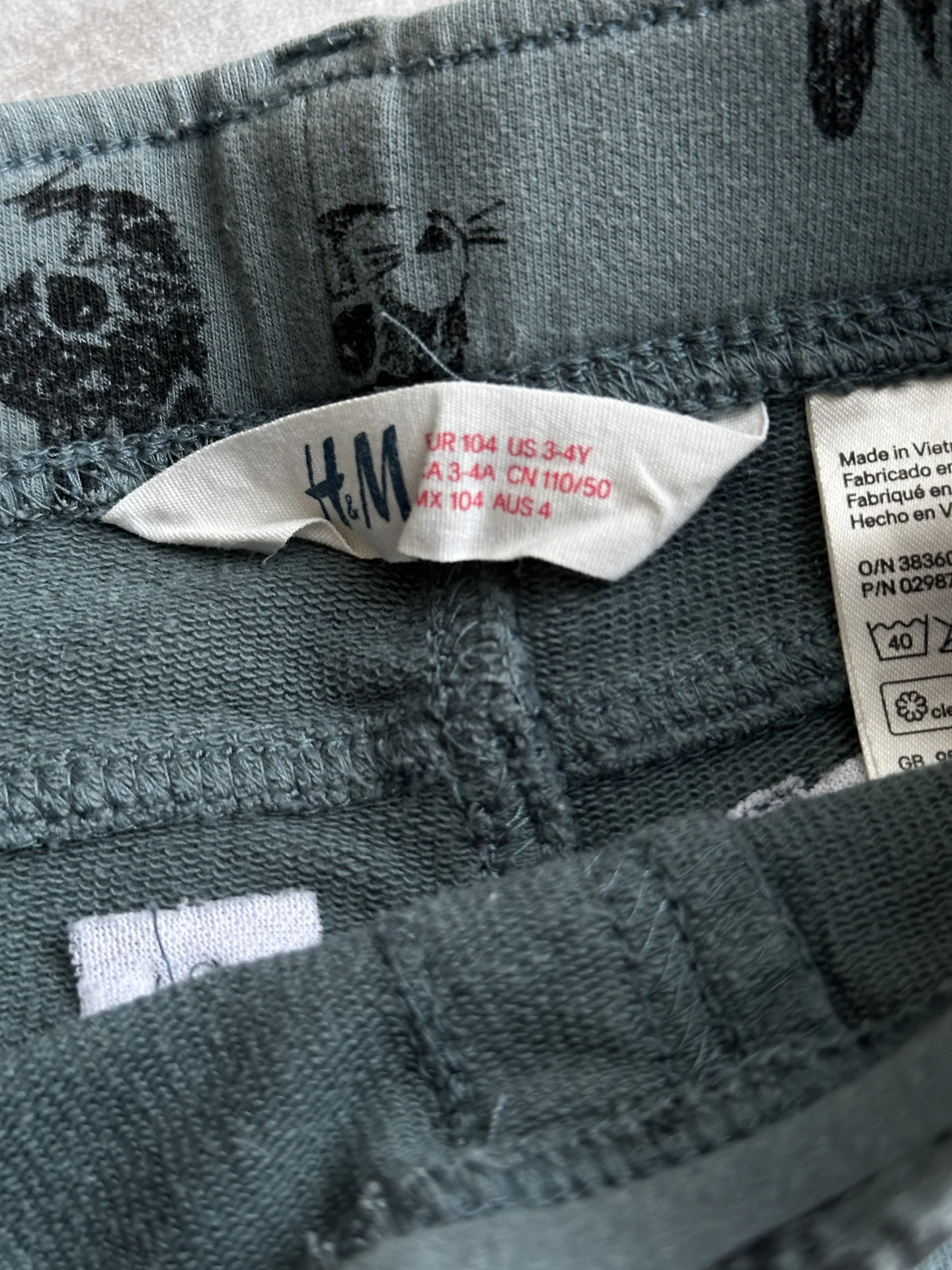 Джинсы и лосины zara 104 для девочки пакетом - миниатюра 9