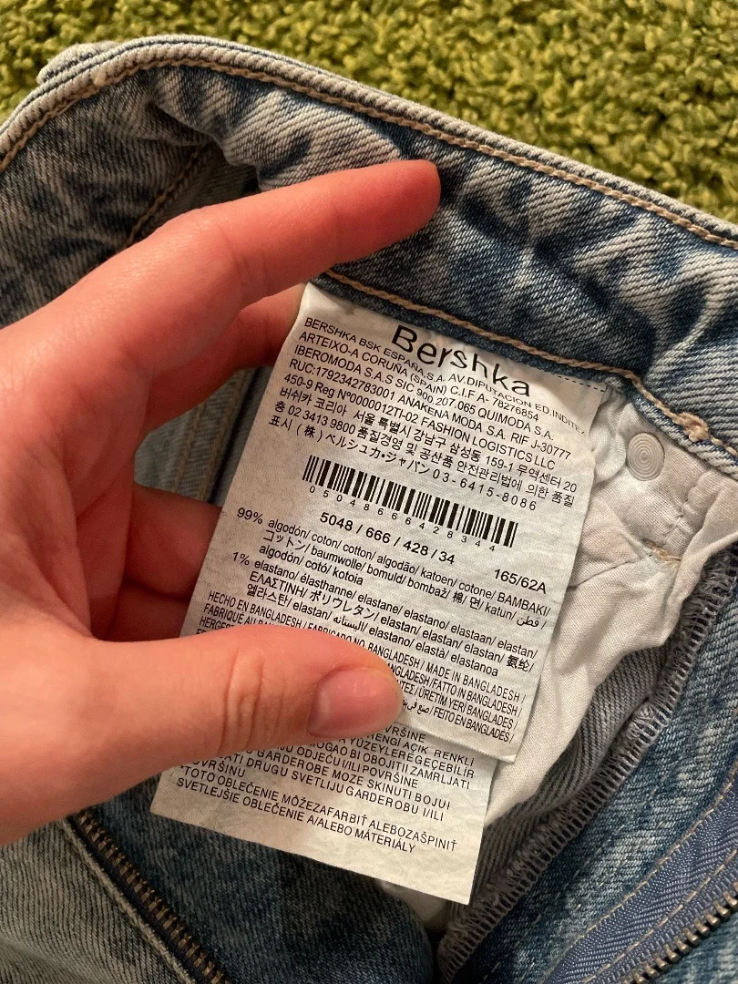 Джинсы bershka mom 34 - миниатюра 4