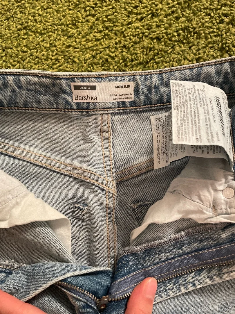 Джинсы bershka mom 34 - миниатюра 5