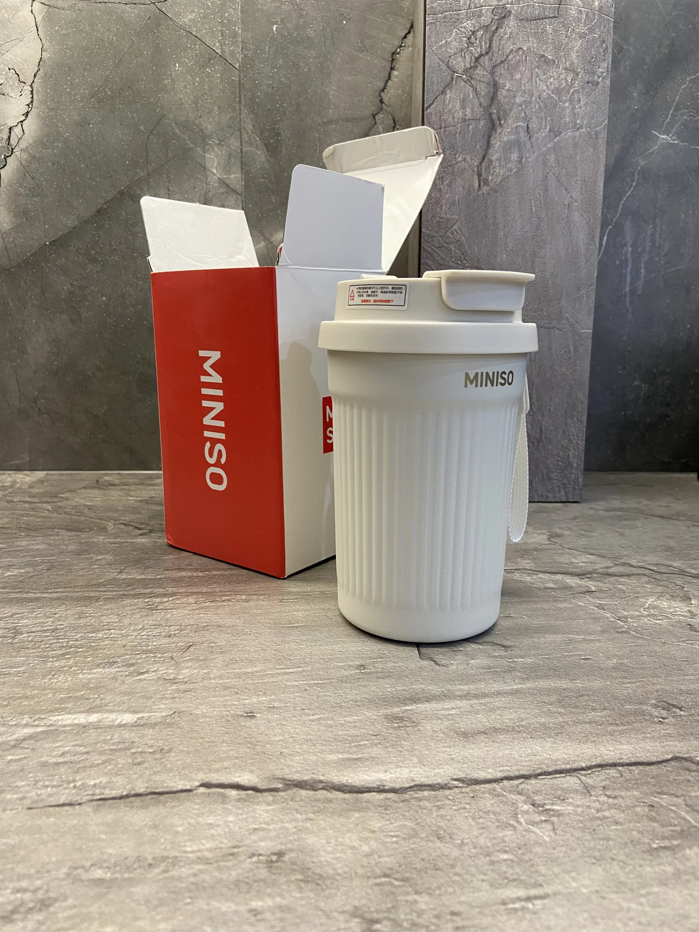 Термостакан Miniso 385ml - миниатюра 2