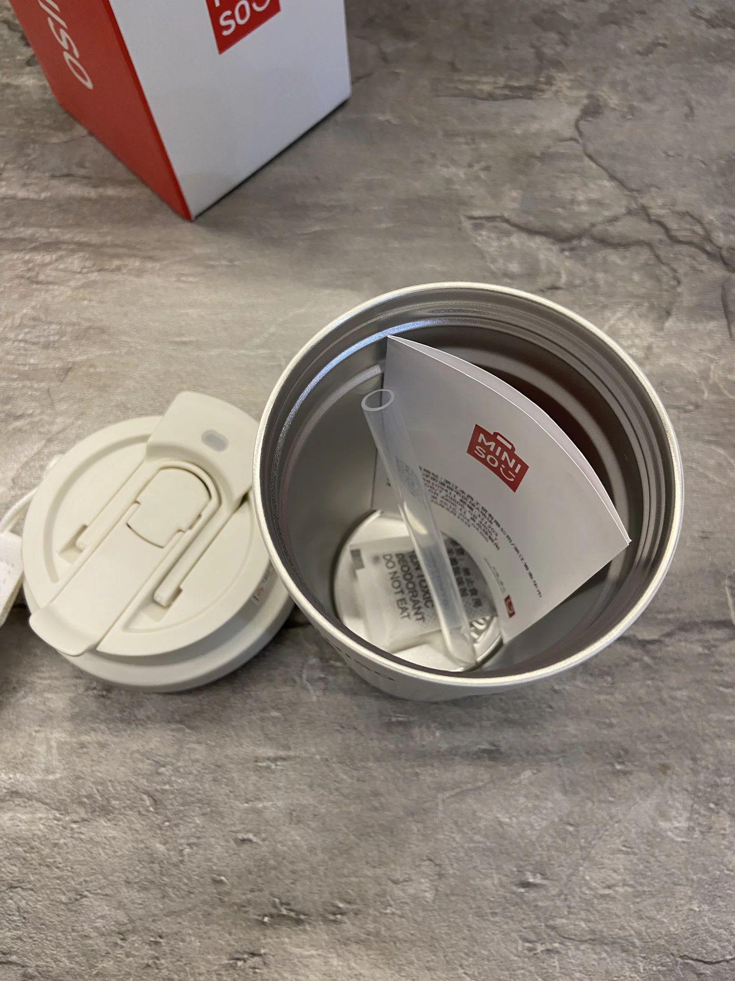 Термостакан Miniso 385ml - миниатюра 4