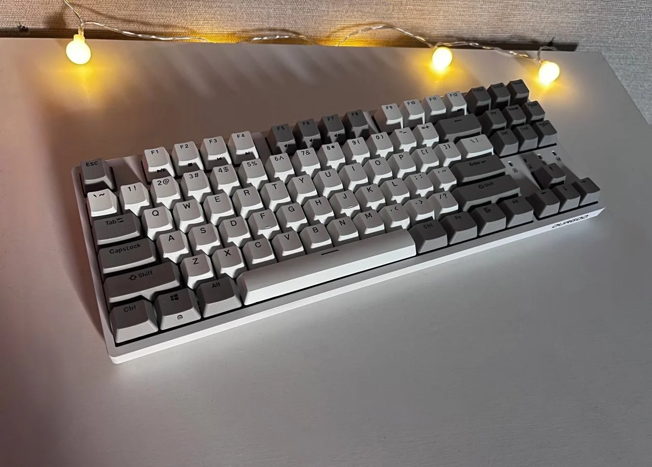 Игровая клавиатура Durgod Taurus K320 White - миниатюра 2