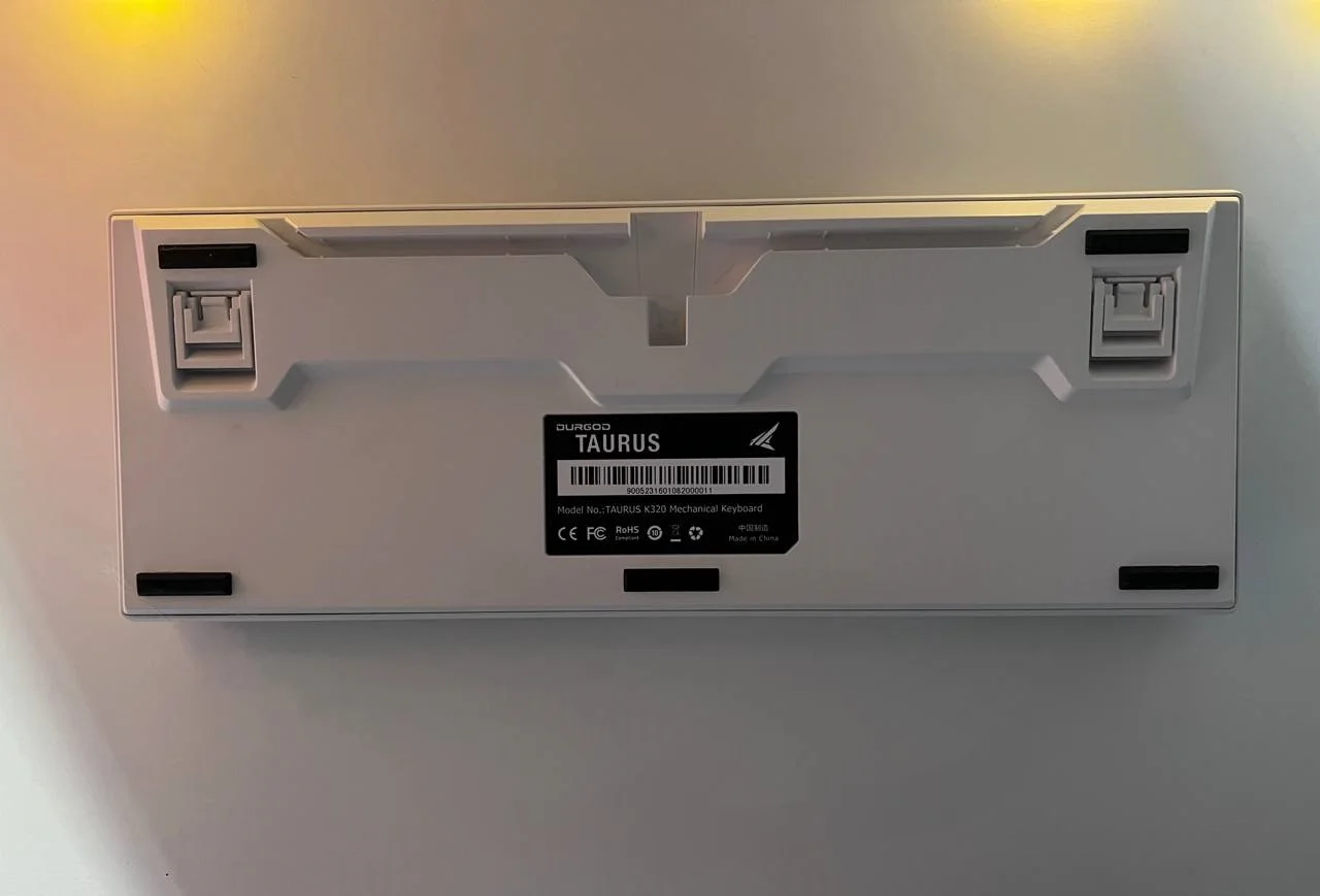 Игровая клавиатура Durgod Taurus K320 White - миниатюра 6