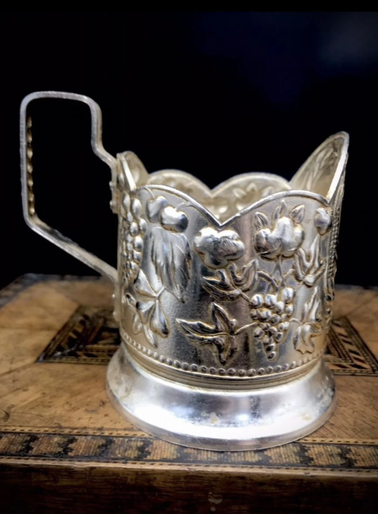 Подстаканник Агитация винтаж СССР - миниатюра 2