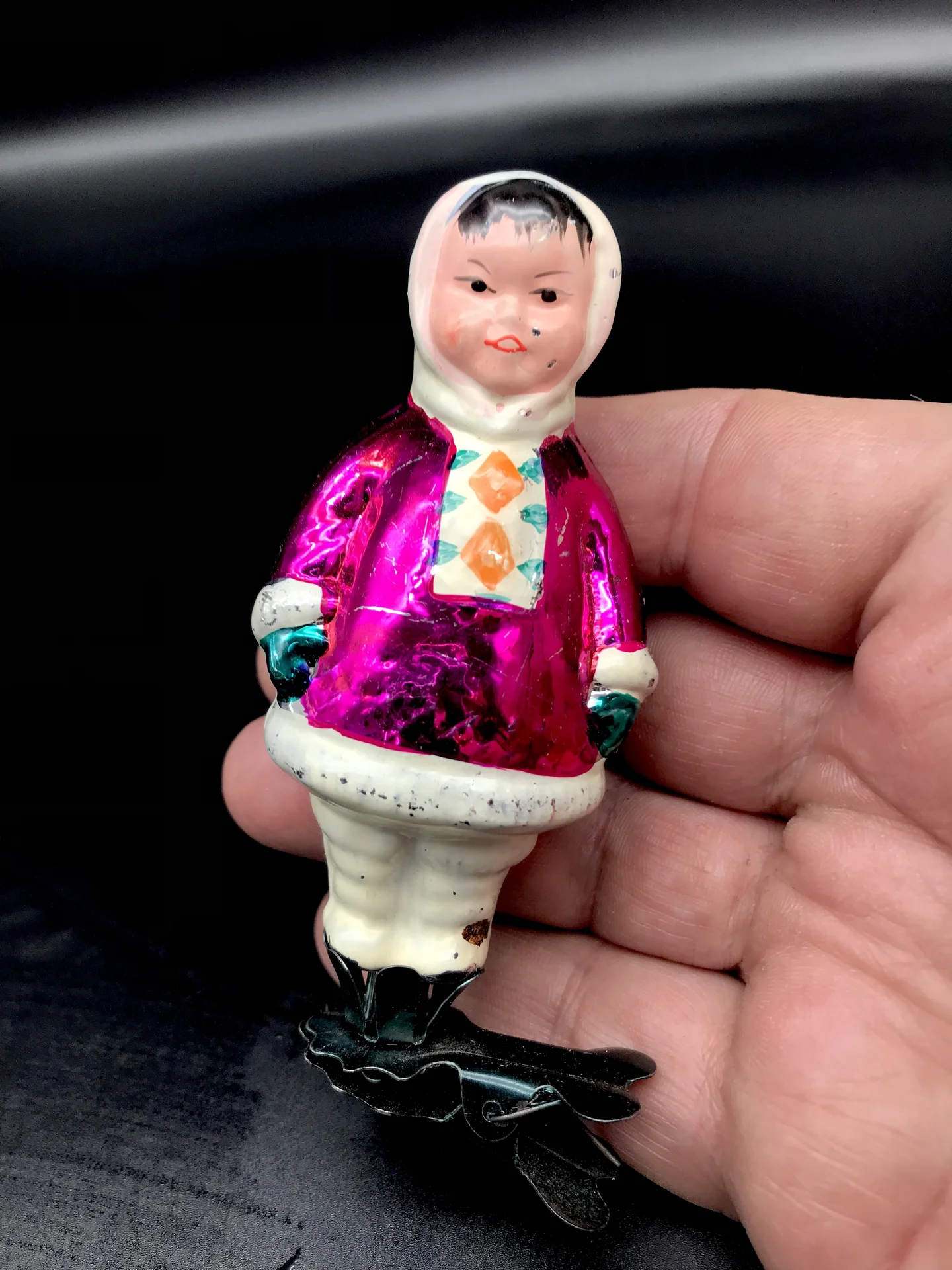 Елочная игрушка на прищепке СССР. Якут . Дружба на - миниатюра 2
