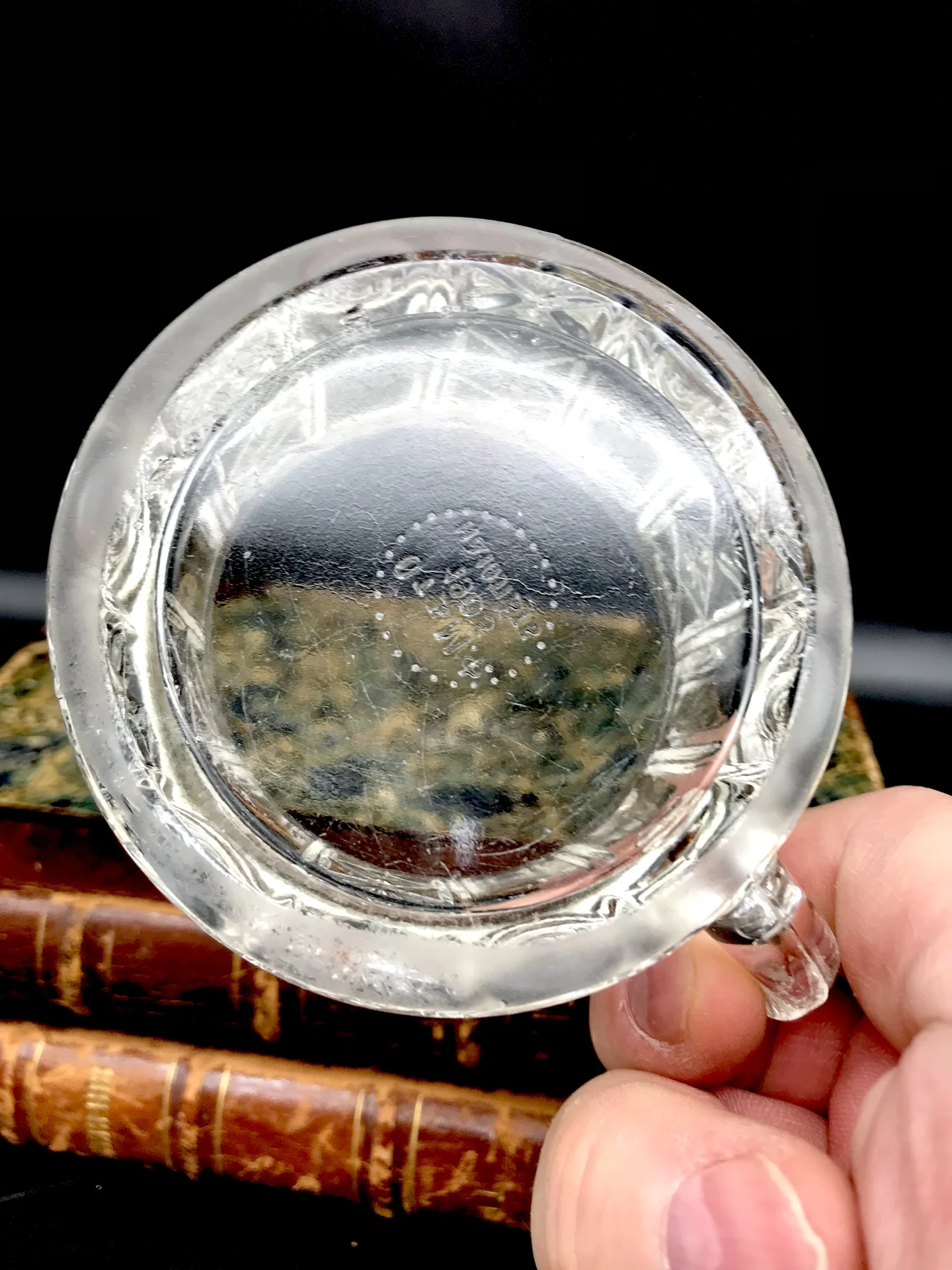 Старинный стеклянный подстаканник , От МФ на 10 ле - миниатюра 4