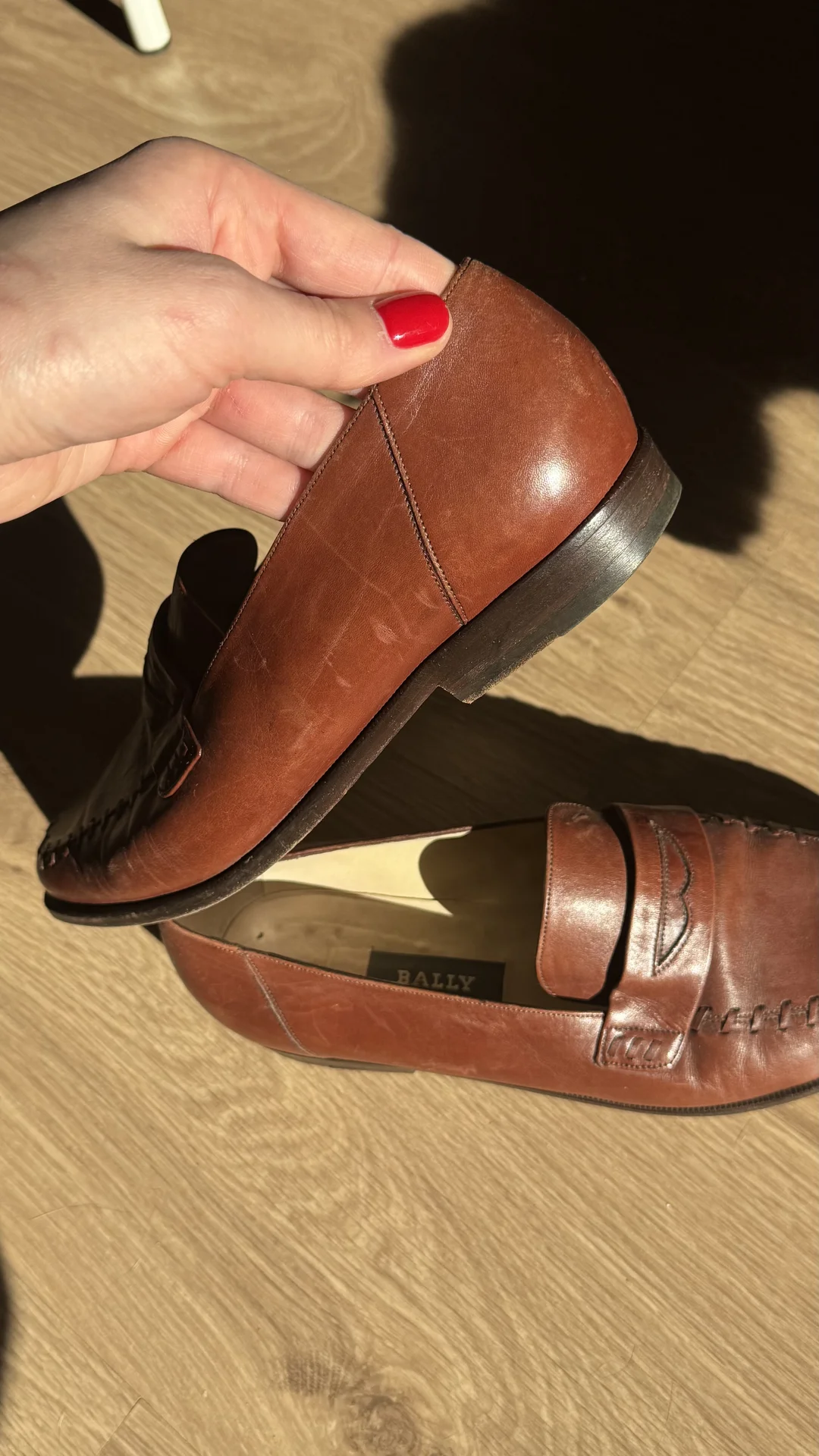 Лоферы женские кожа 39 bally - миниатюра 5