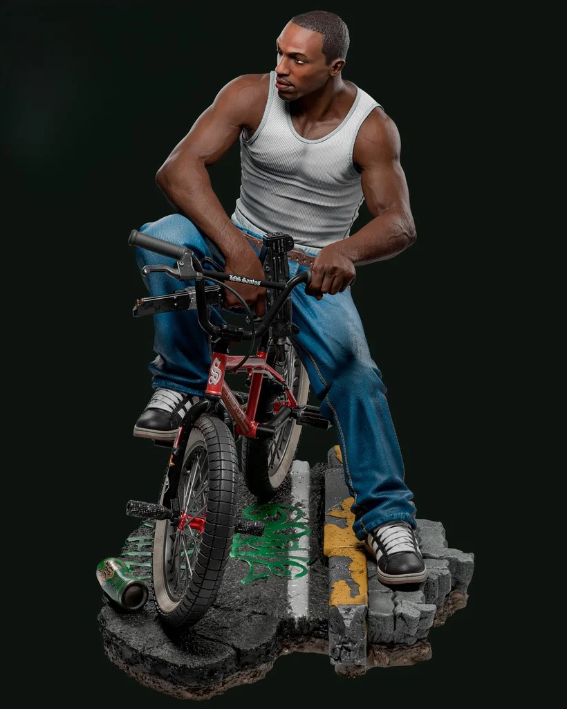 3Д Фигурка CJ (Си-Джей) из GTA San Andreas - миниатюра 2