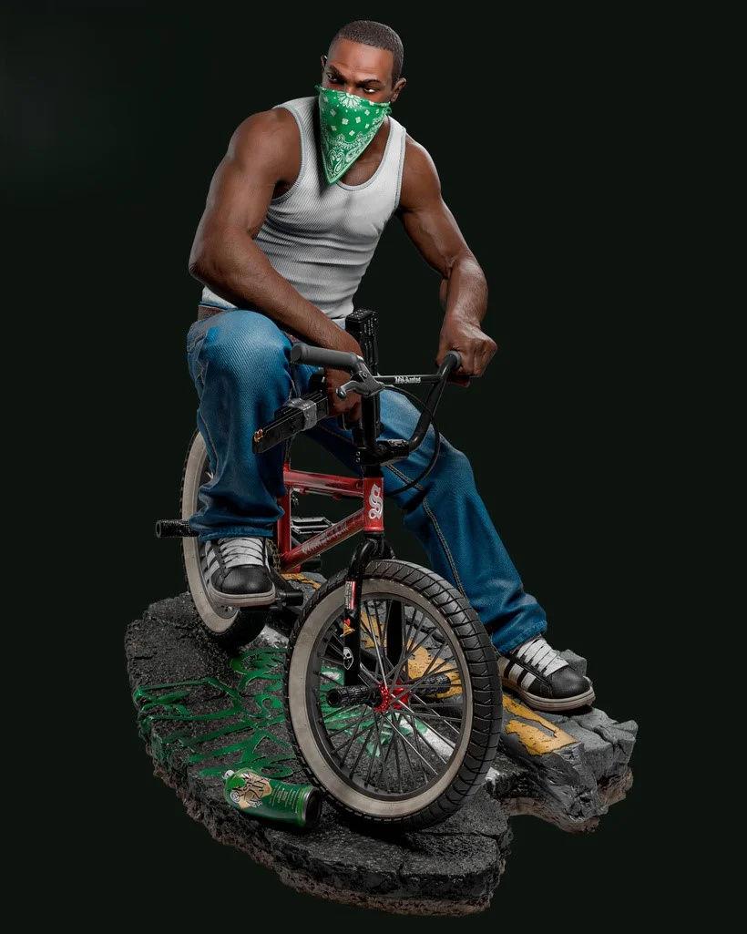 3Д Фигурка CJ (Си-Джей) из GTA San Andreas - миниатюра 8