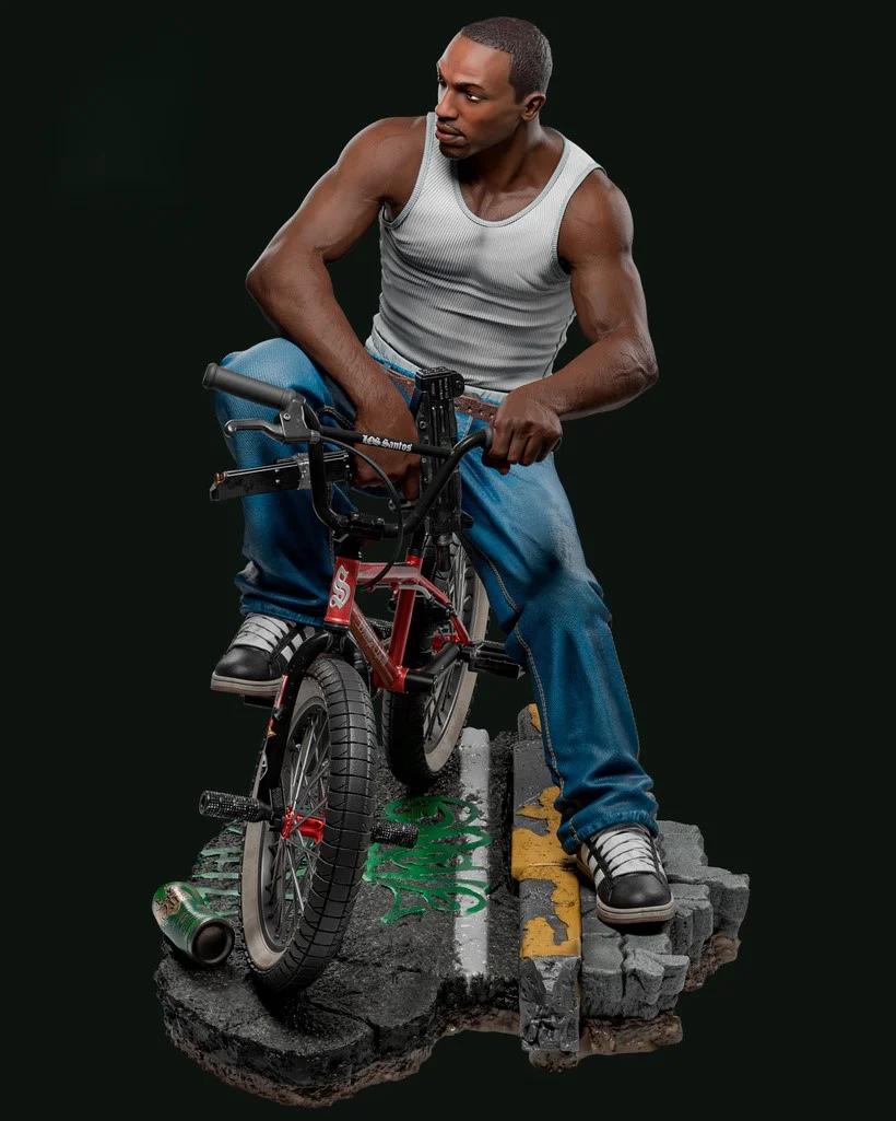3Д Фигурка CJ (Си-Джей) из GTA San Andreas - миниатюра 9
