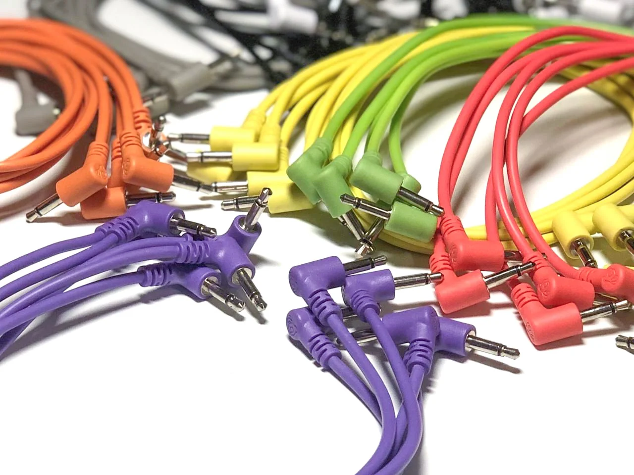 Eurorack патчи угловые 3.5мм моно TS - изображение 1